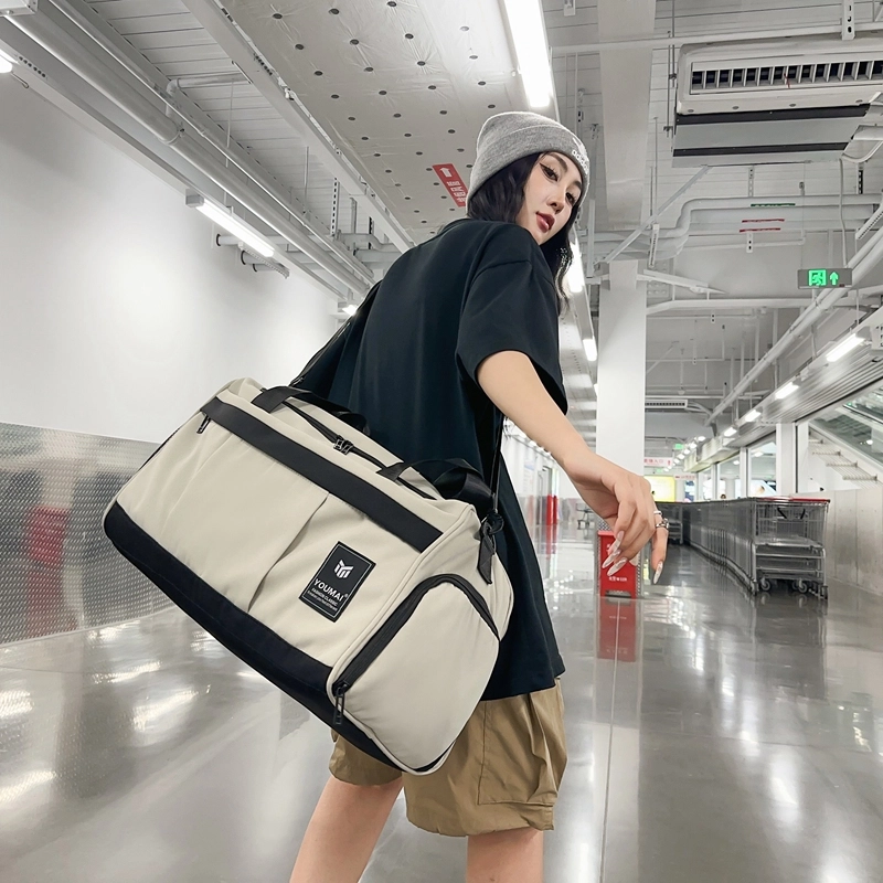 醇龙短途旅行包女行李包男女大容量轻便手提待产包游泳收纳袋运动健身包多色男女款尼龙