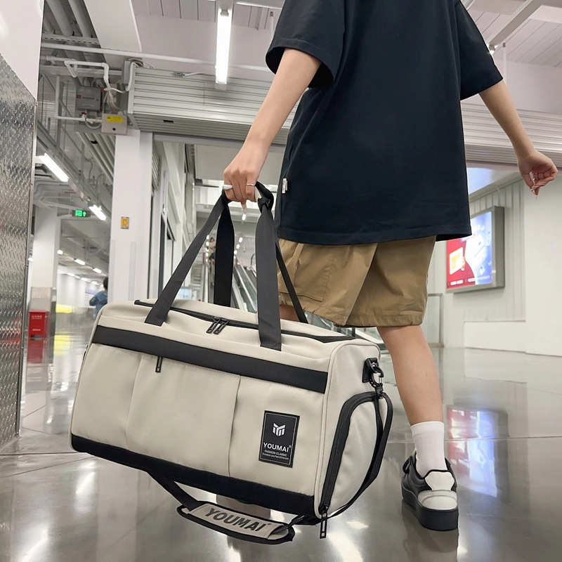 醇龙短途旅行包女行李包男女大容量轻便手提待产包游泳收纳袋运动健身包多色男女款尼龙
