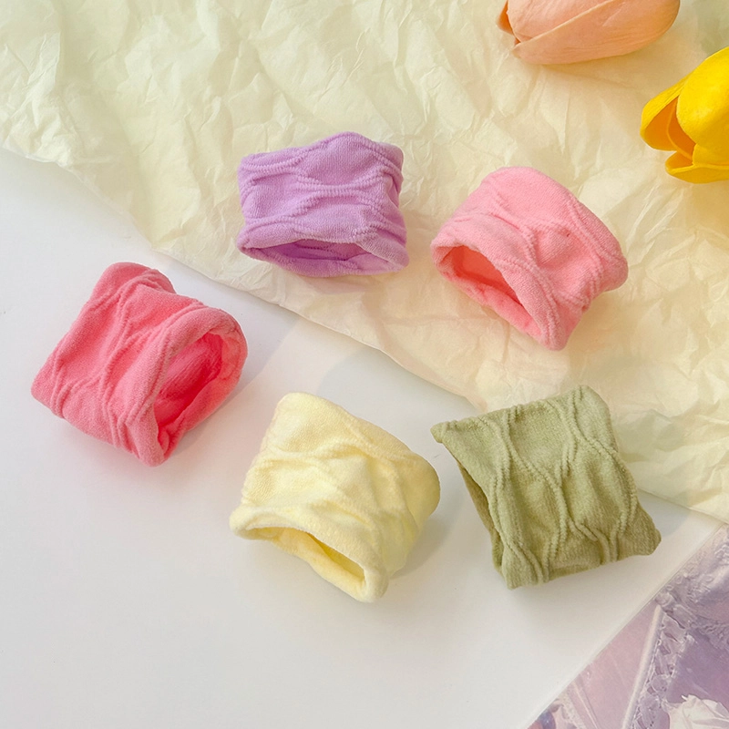 如花梦 甜美风糖果色宽边 布艺 发圈 女款