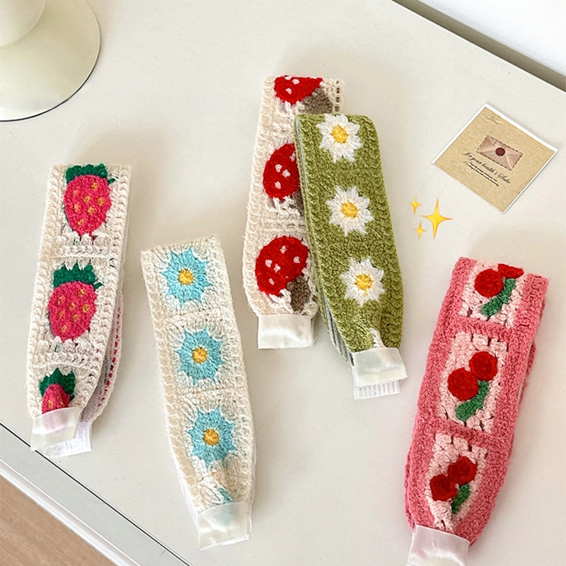 如花梦 复古针织刺绣花朵 布艺 发带 女款