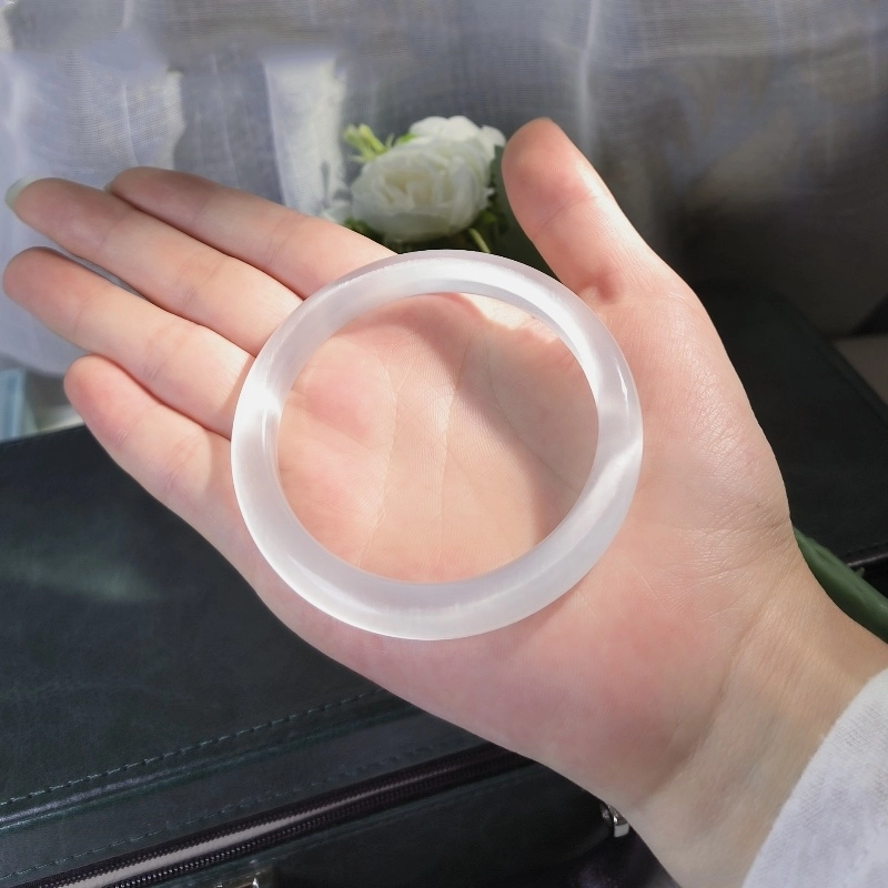 久爱 国潮风新中式文艺复古经典素圈白月光叮当镯#好运 人工猫眼石 手镯 女款