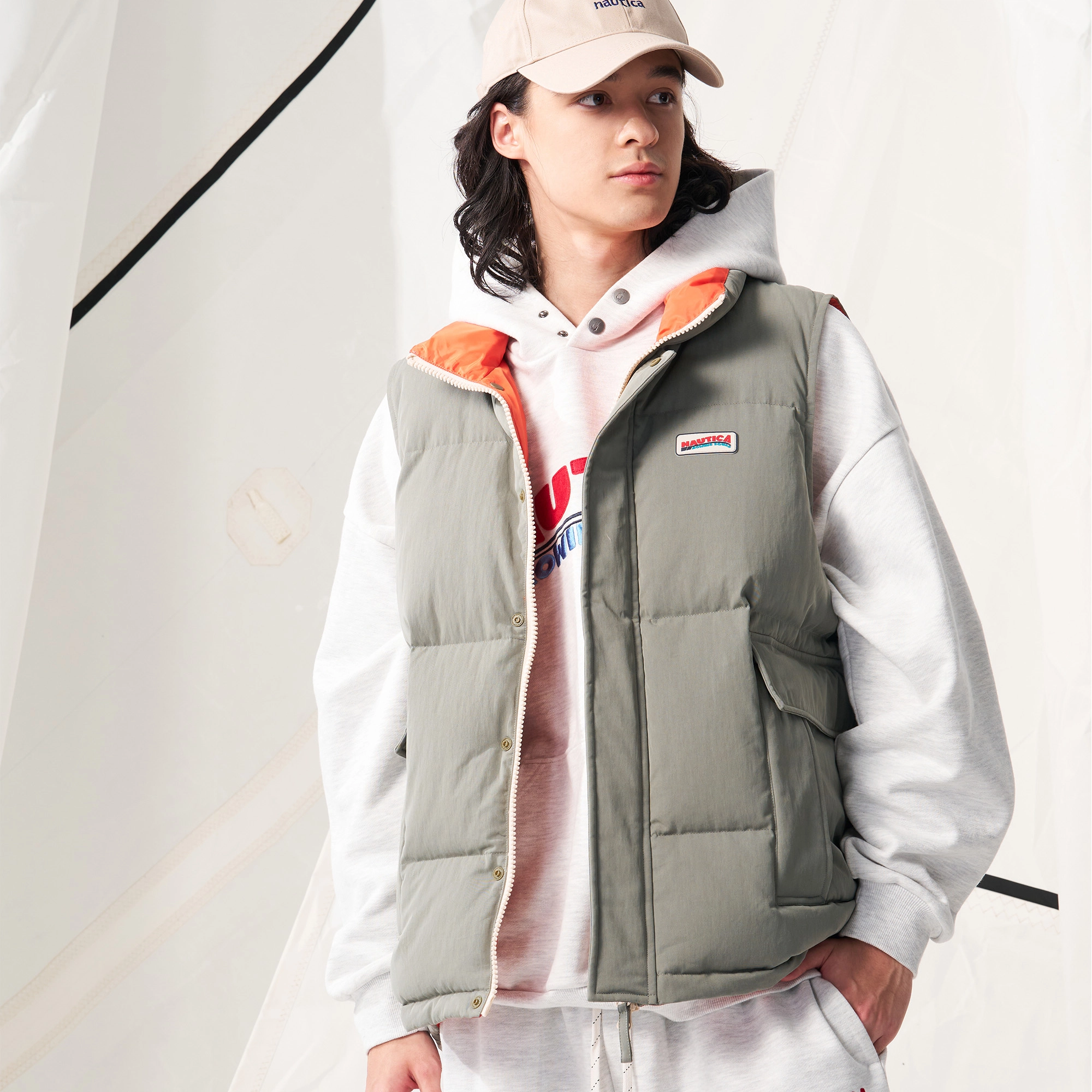 nautica white sail