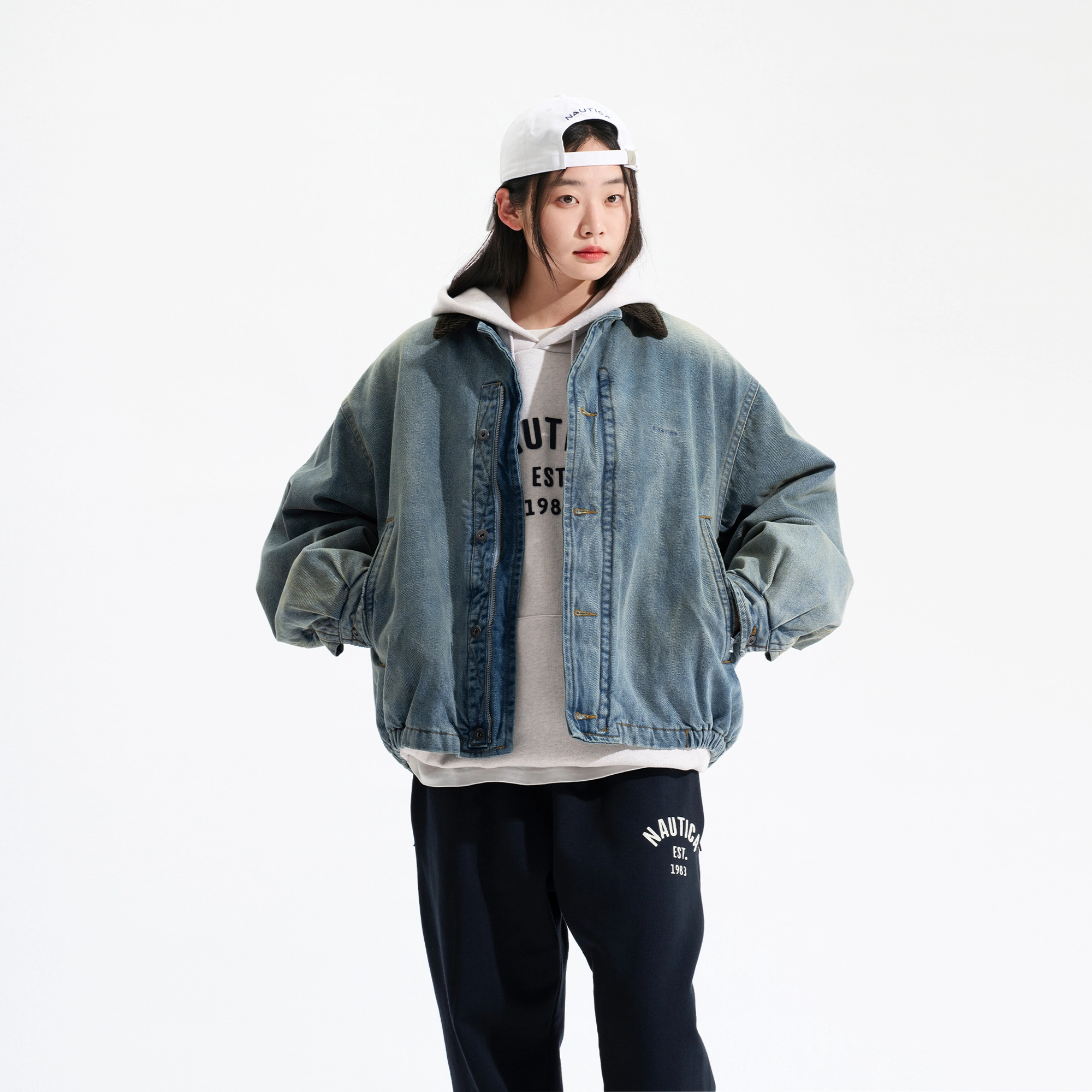 nautica white sail l