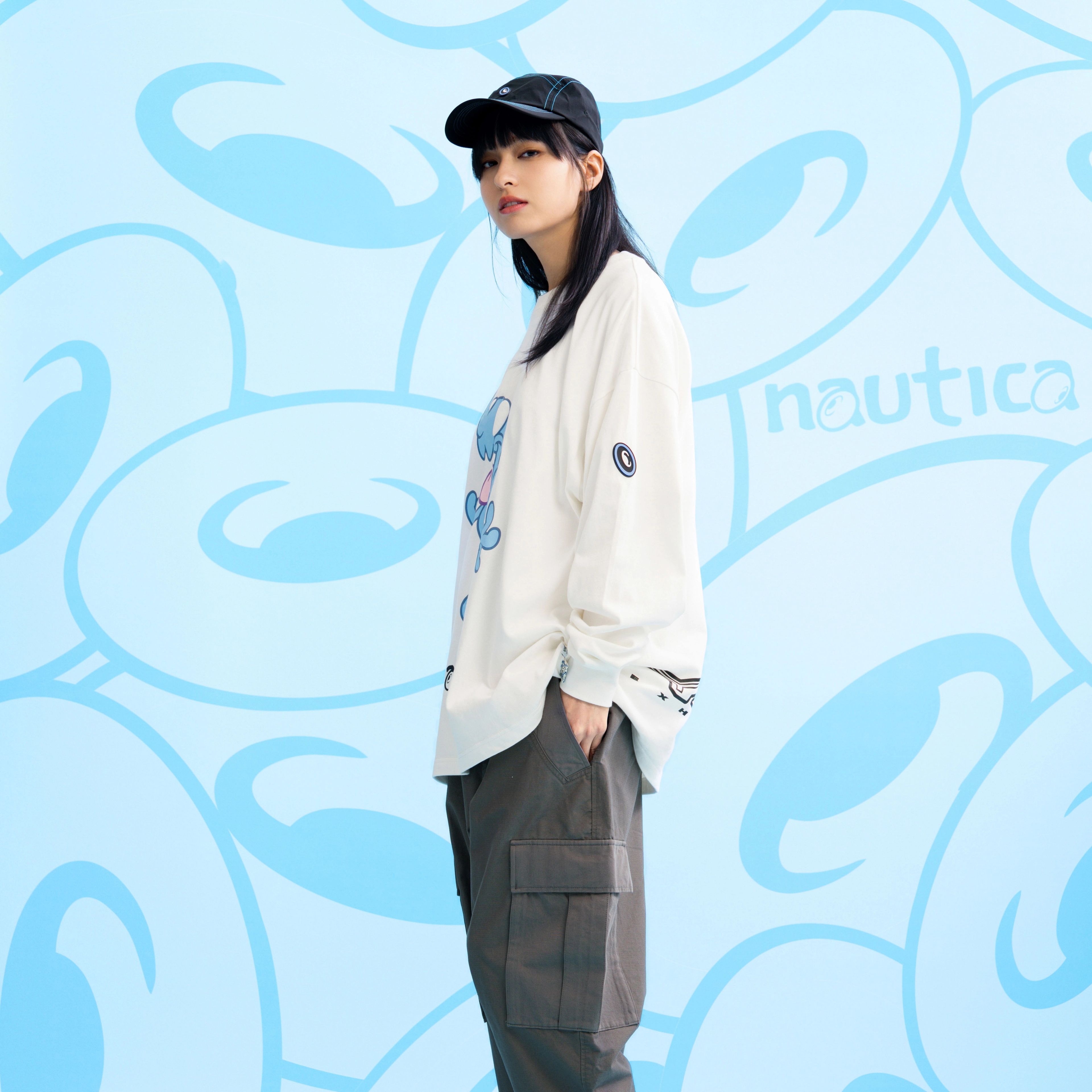 nautica white sail COIN FW23 T