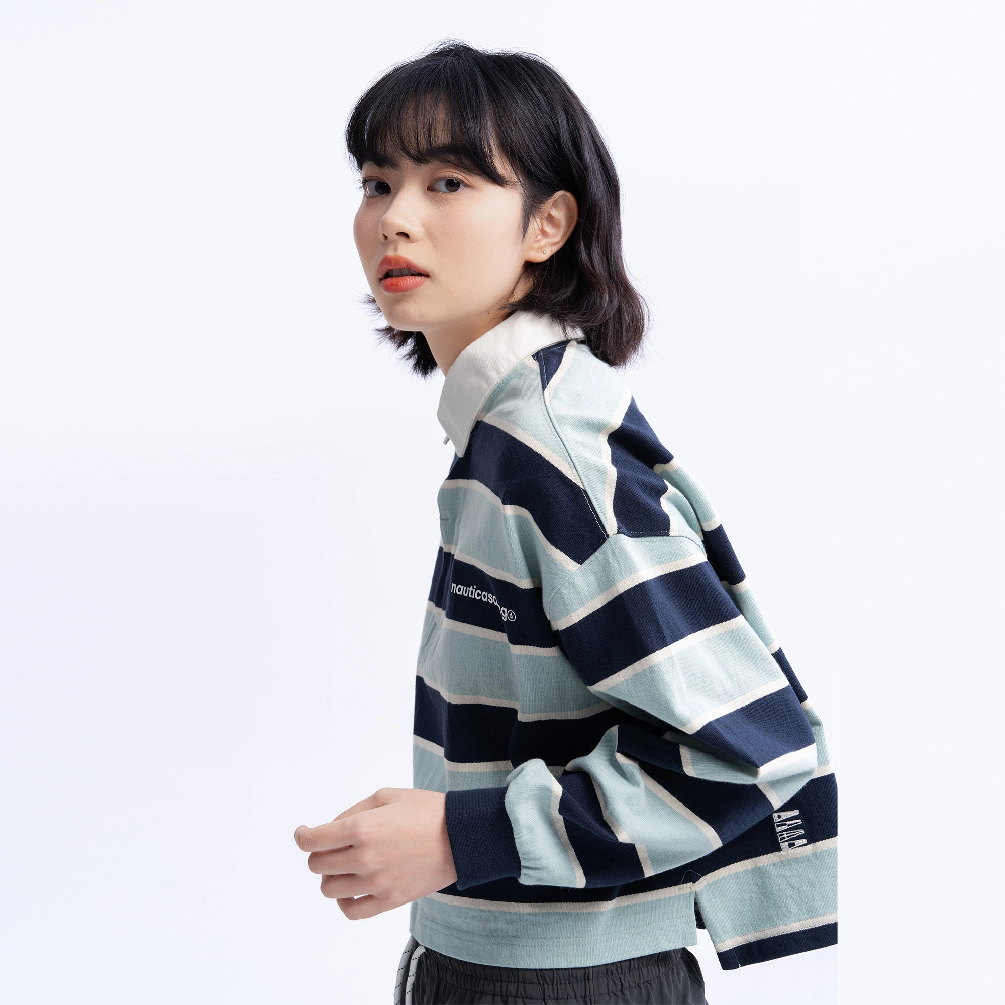 nautica white sail LOGOPolo