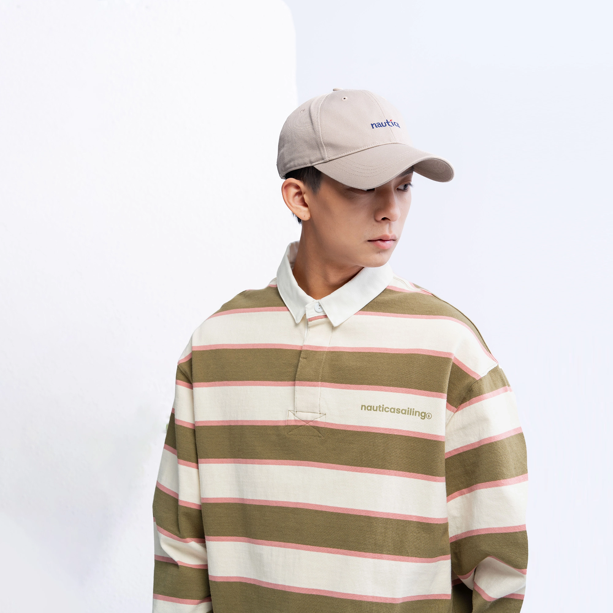 nautica white sail LOGOPolo