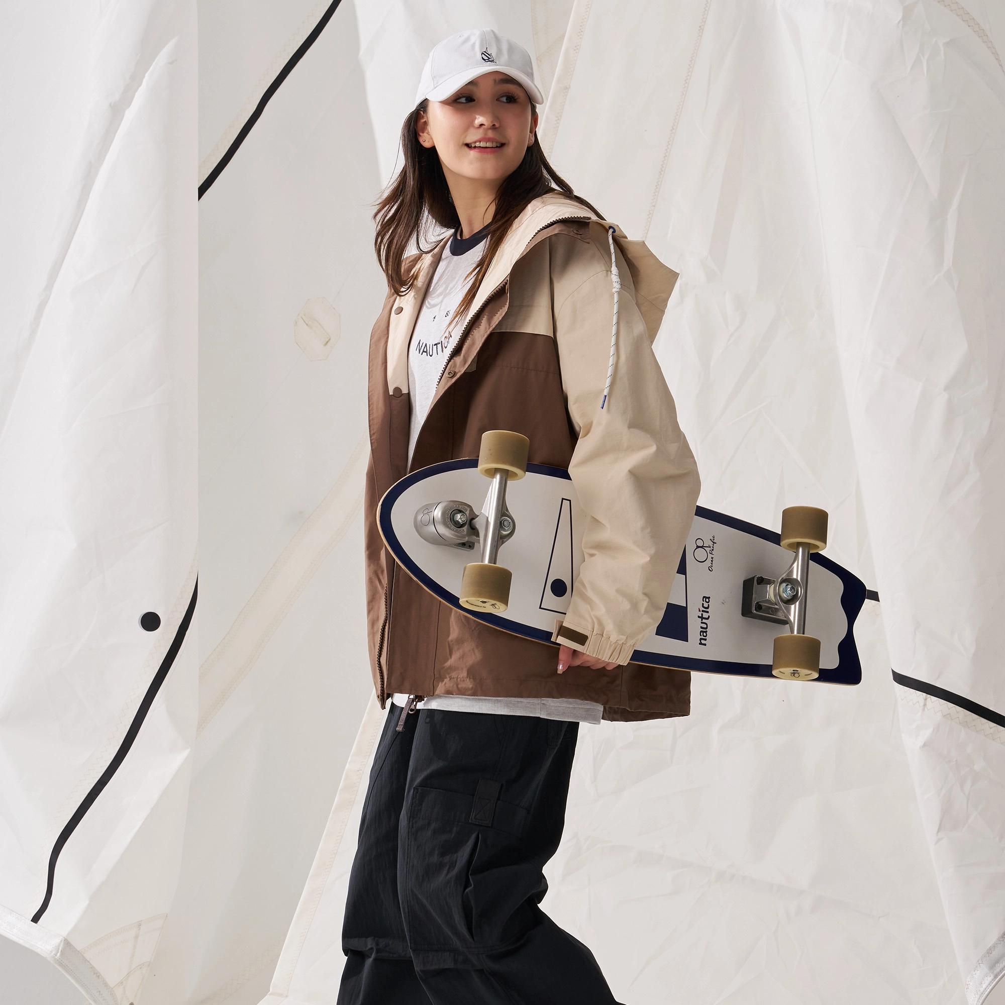 nautica white sail
