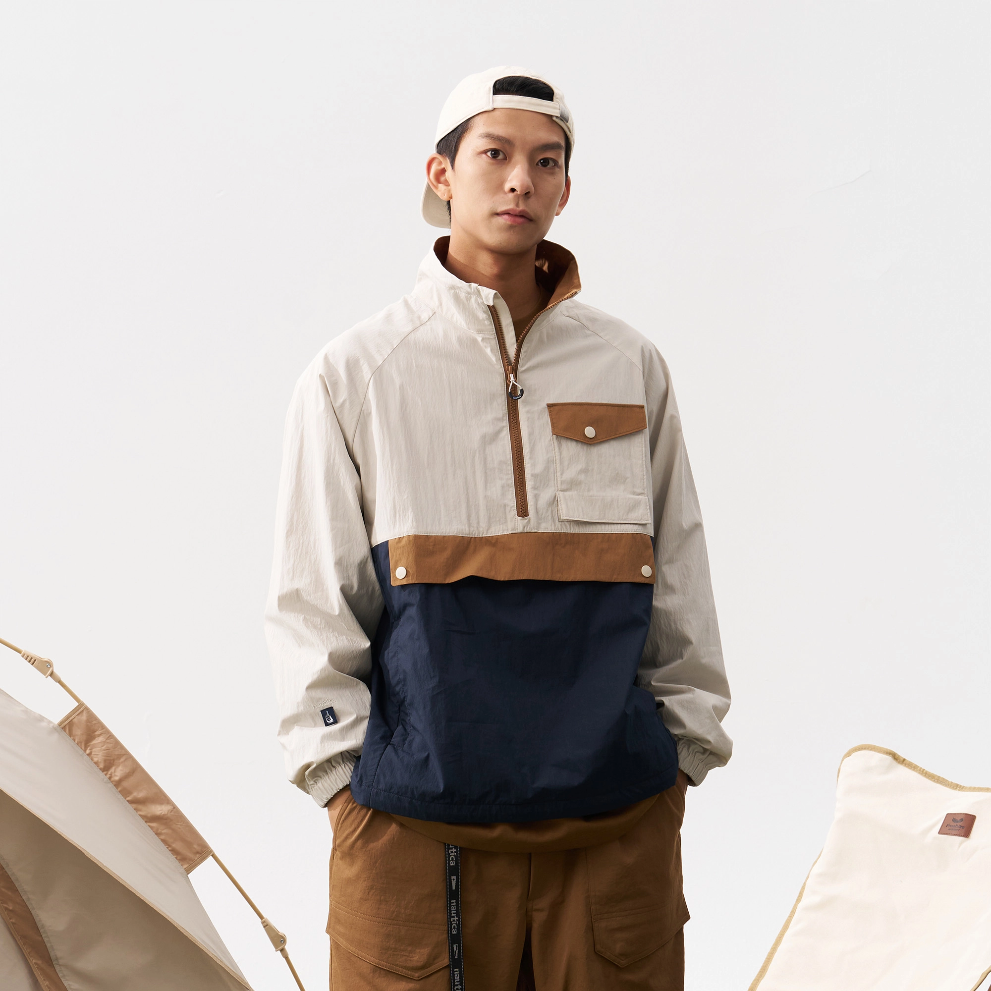 nautica white sail