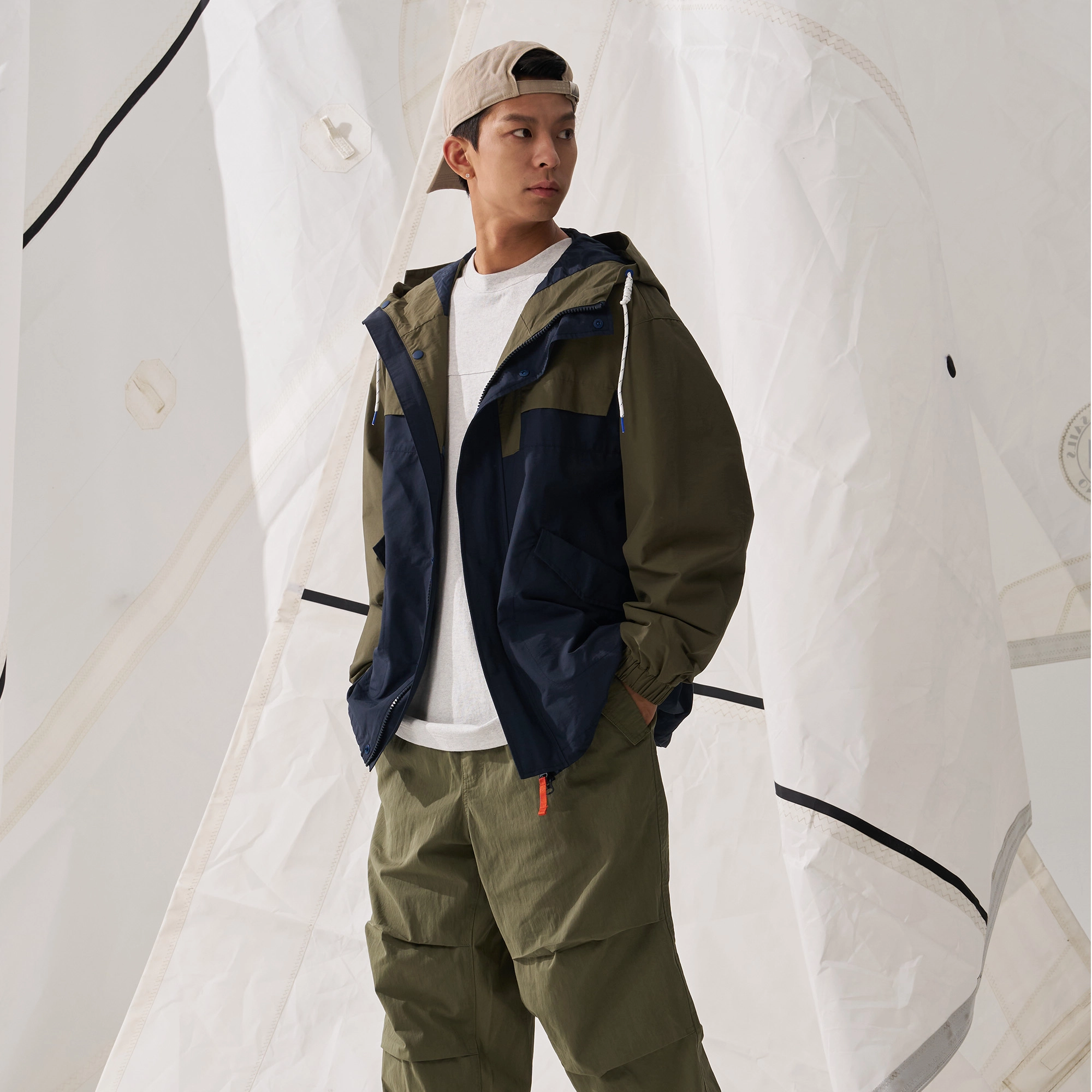 nautica white sail