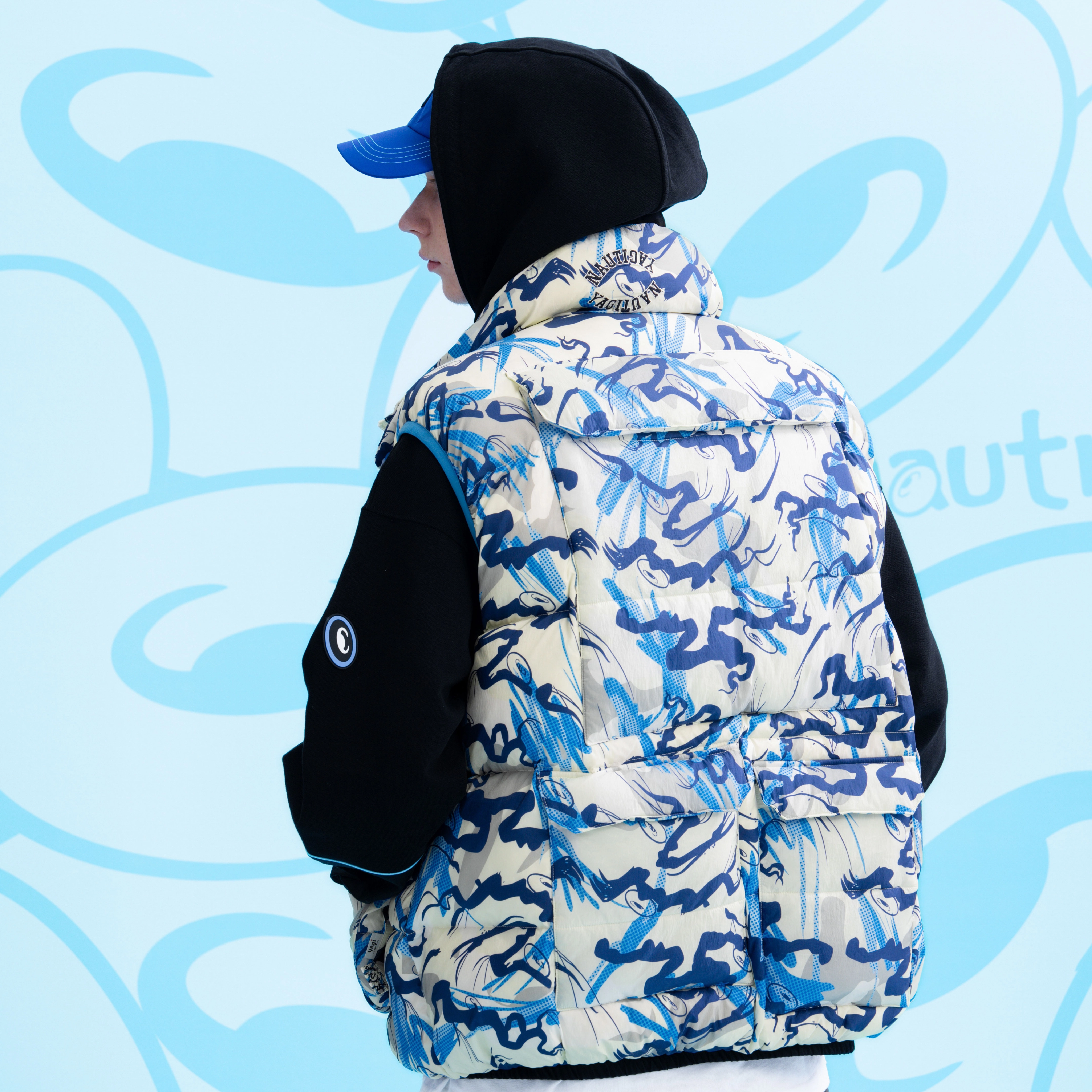 nautica white sail x COIN LOGO