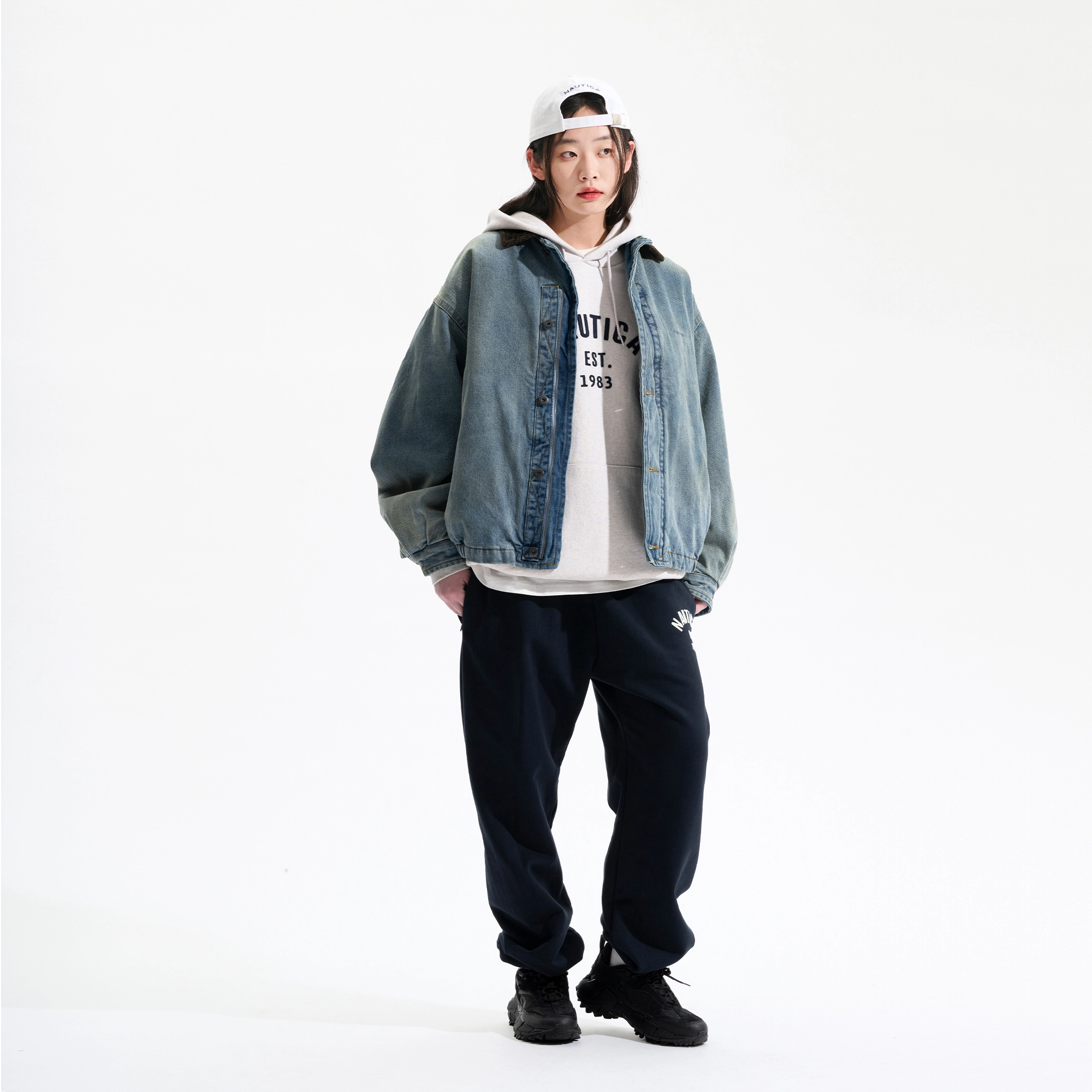 nautica white sail l