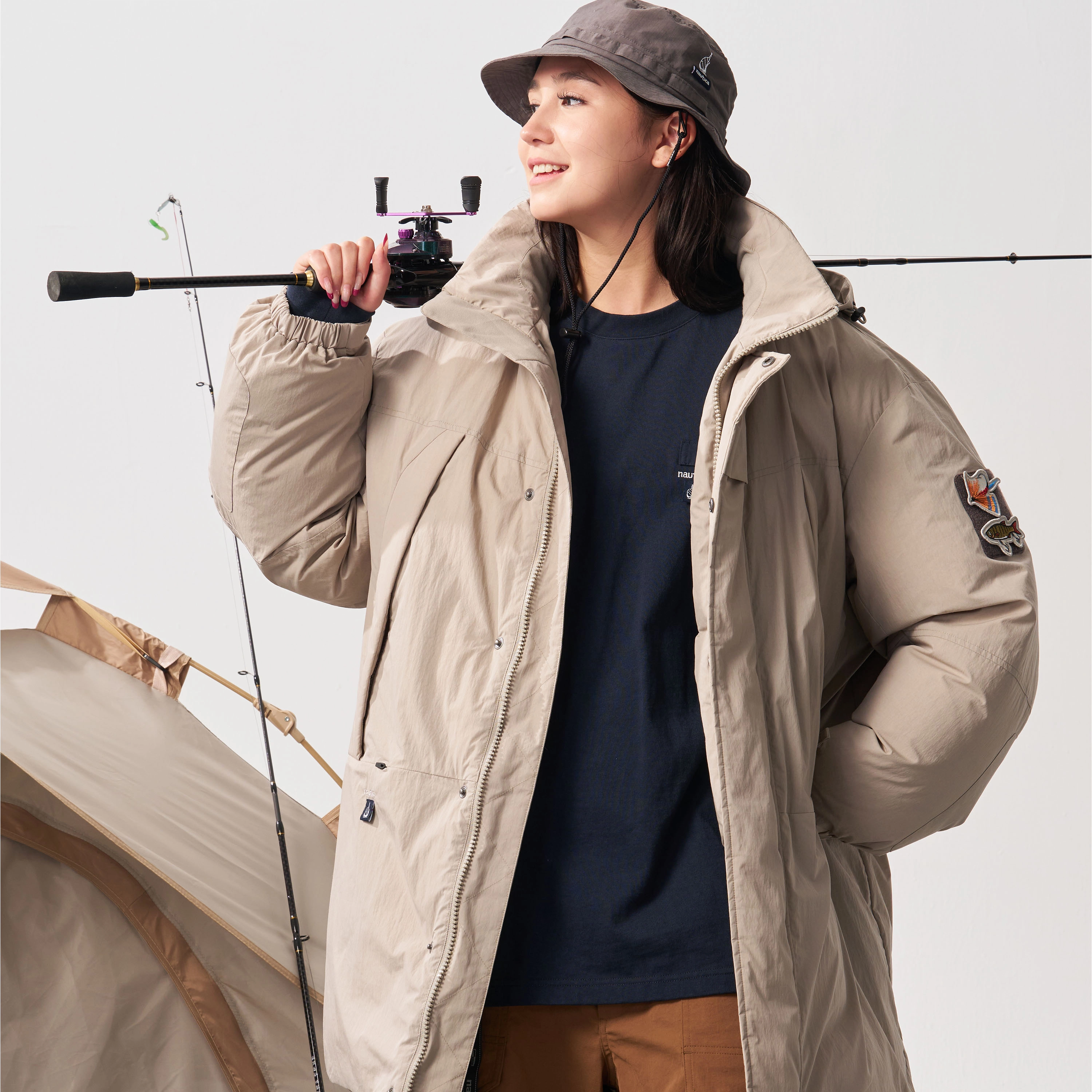 nautica white sail FW24