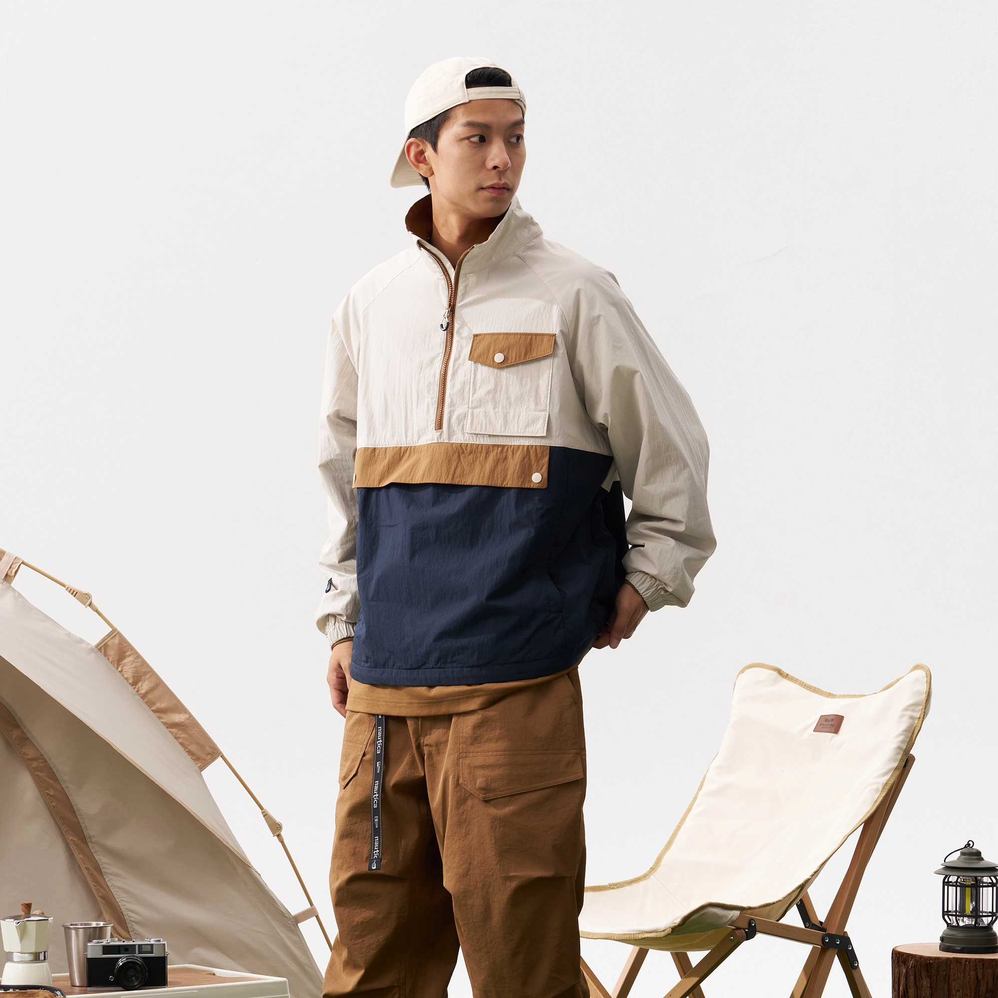 nautica white sail