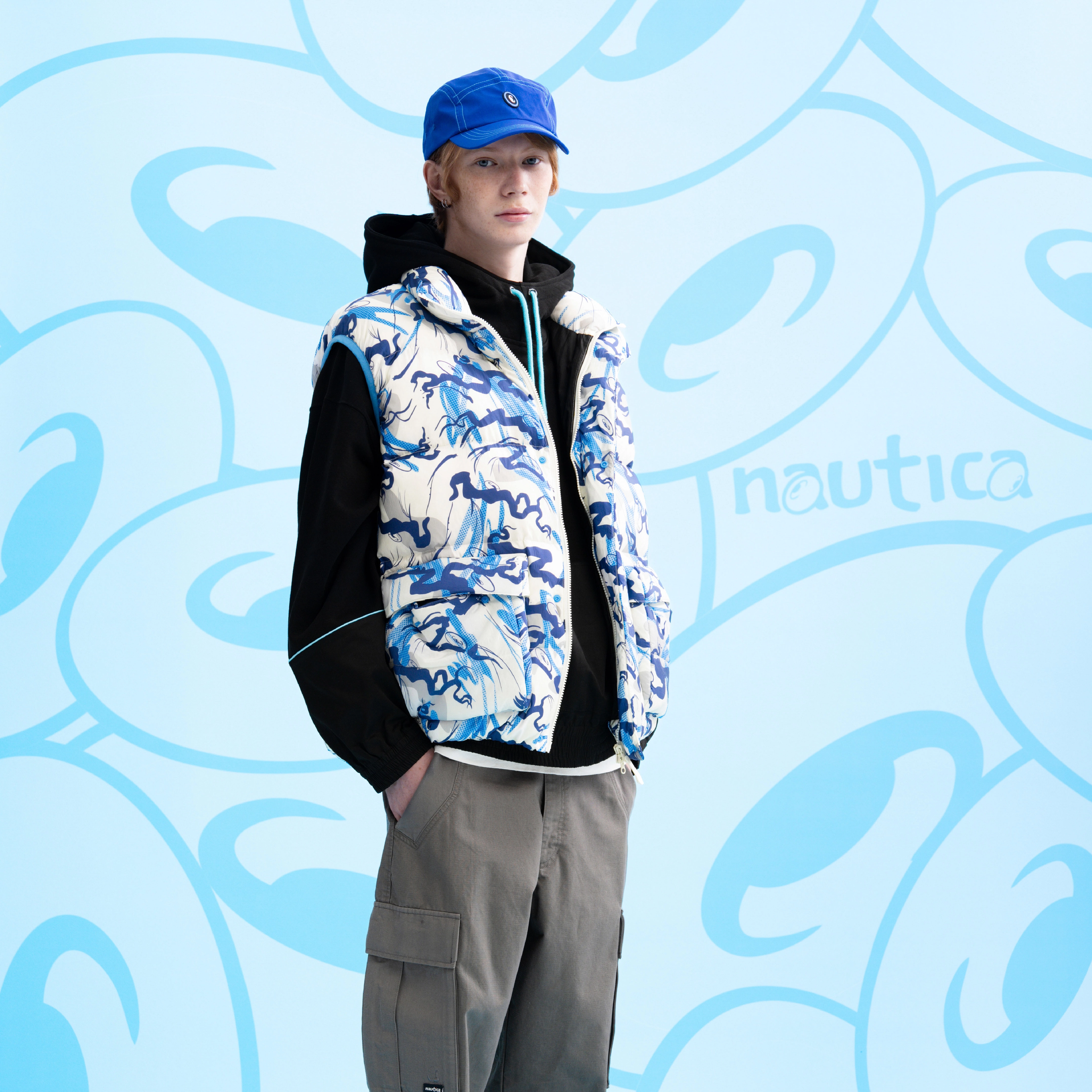 nautica white sail x COIN LOGO