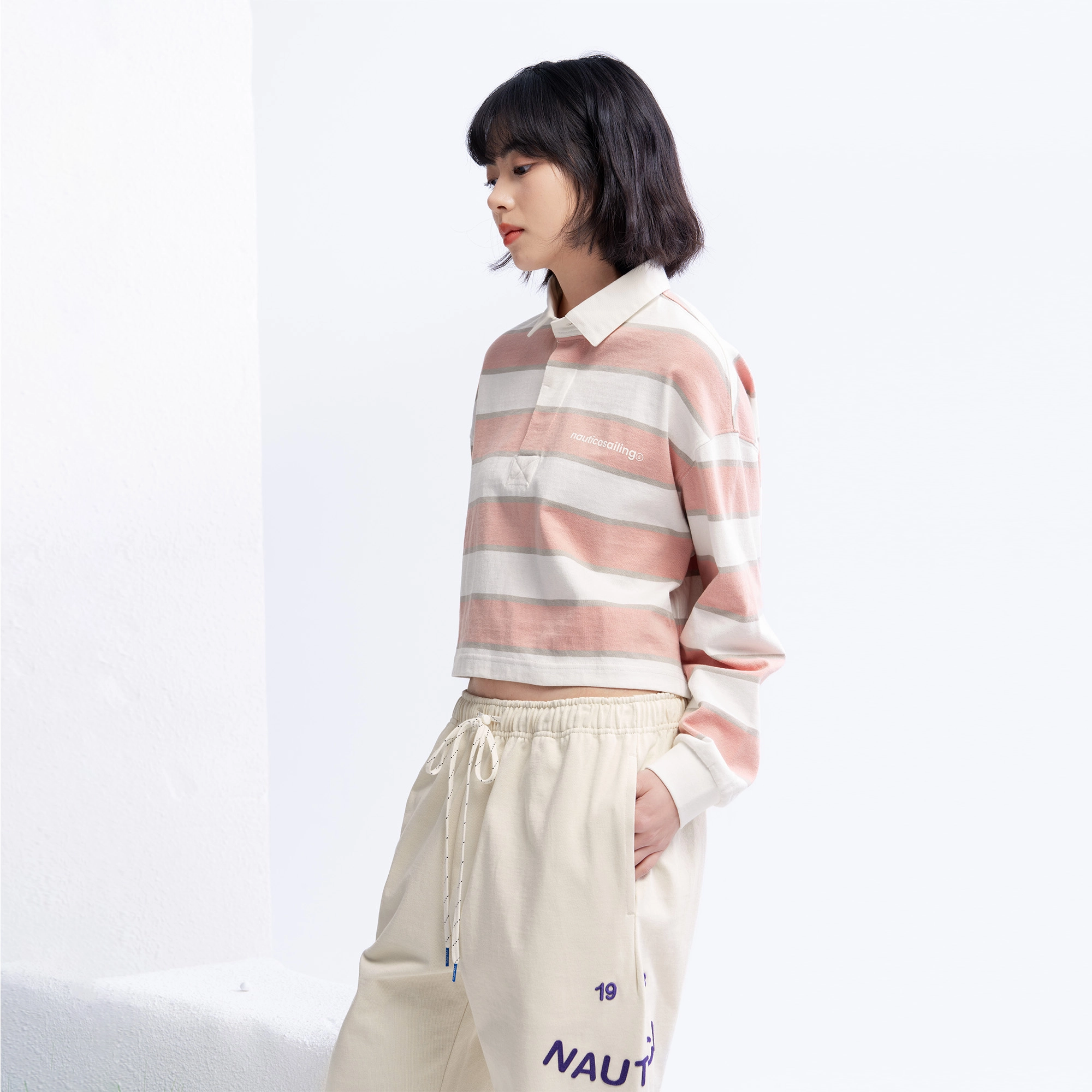 nautica white sail LOGOPolo