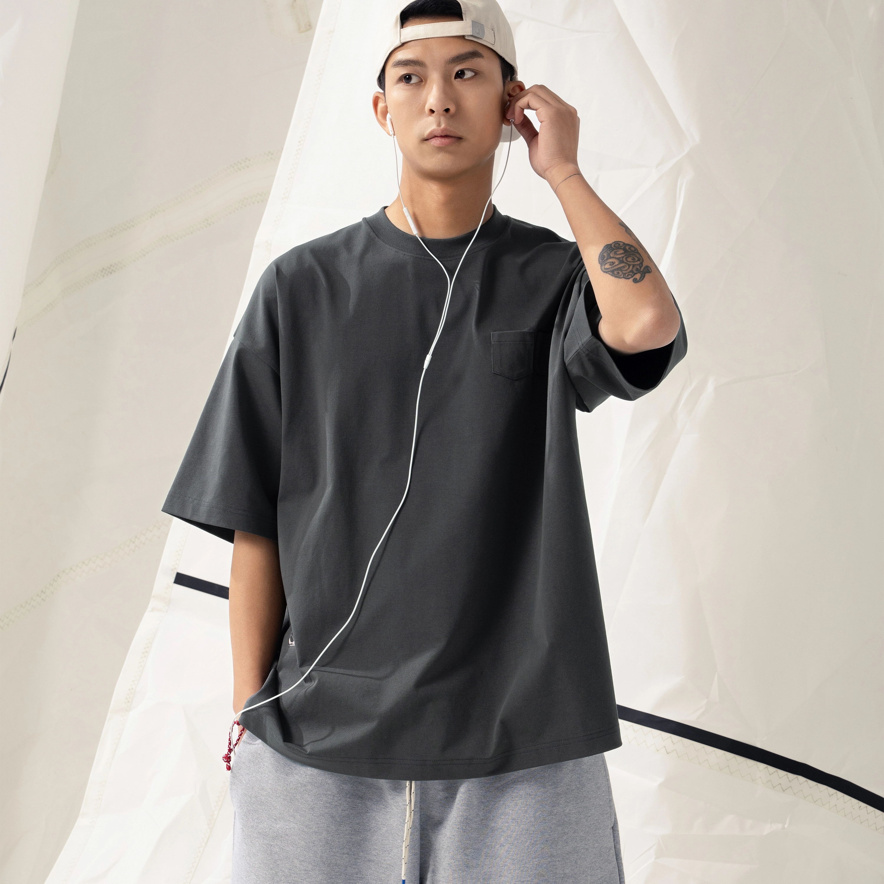 nautica white sail SS24 T