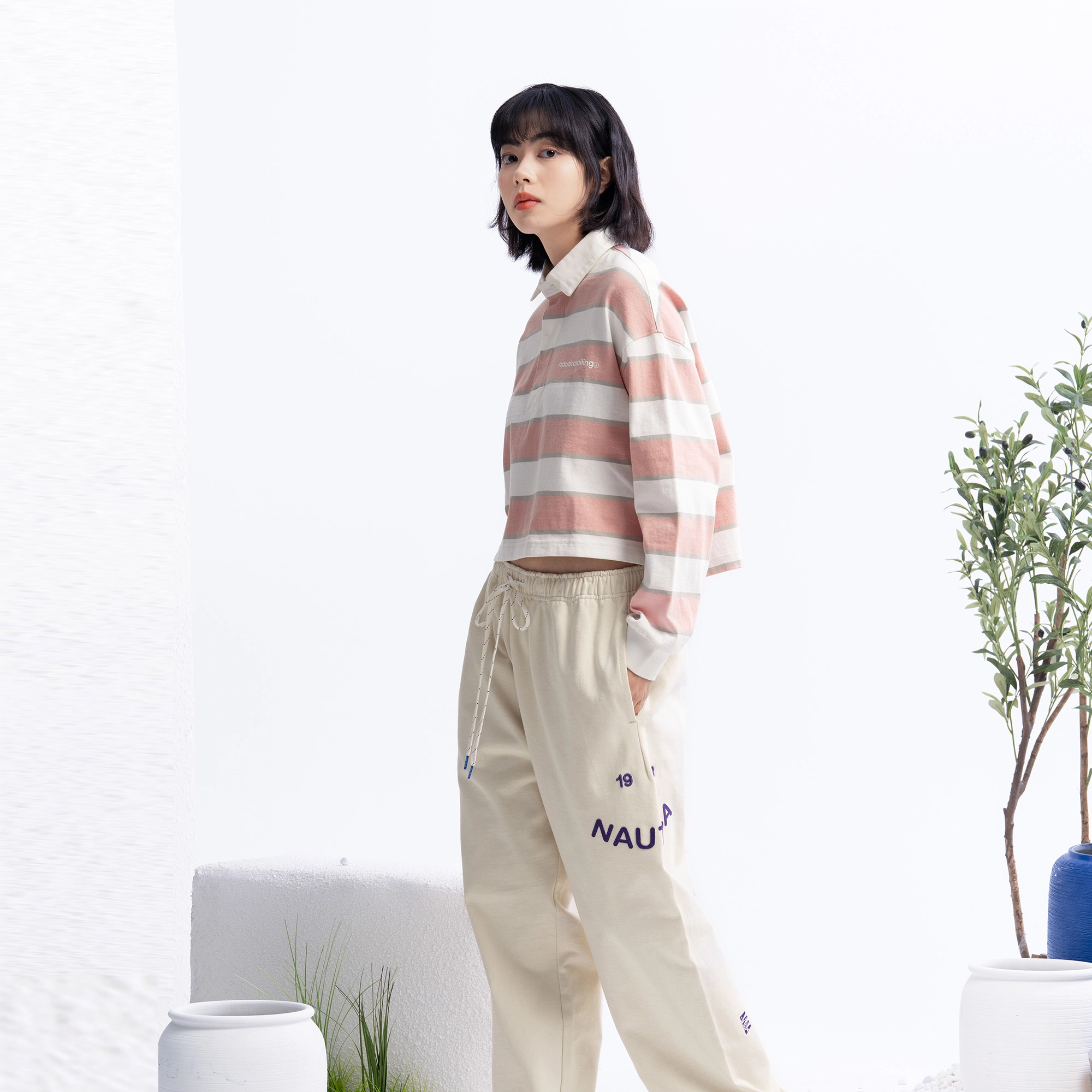 nautica white sail LOGOPolo