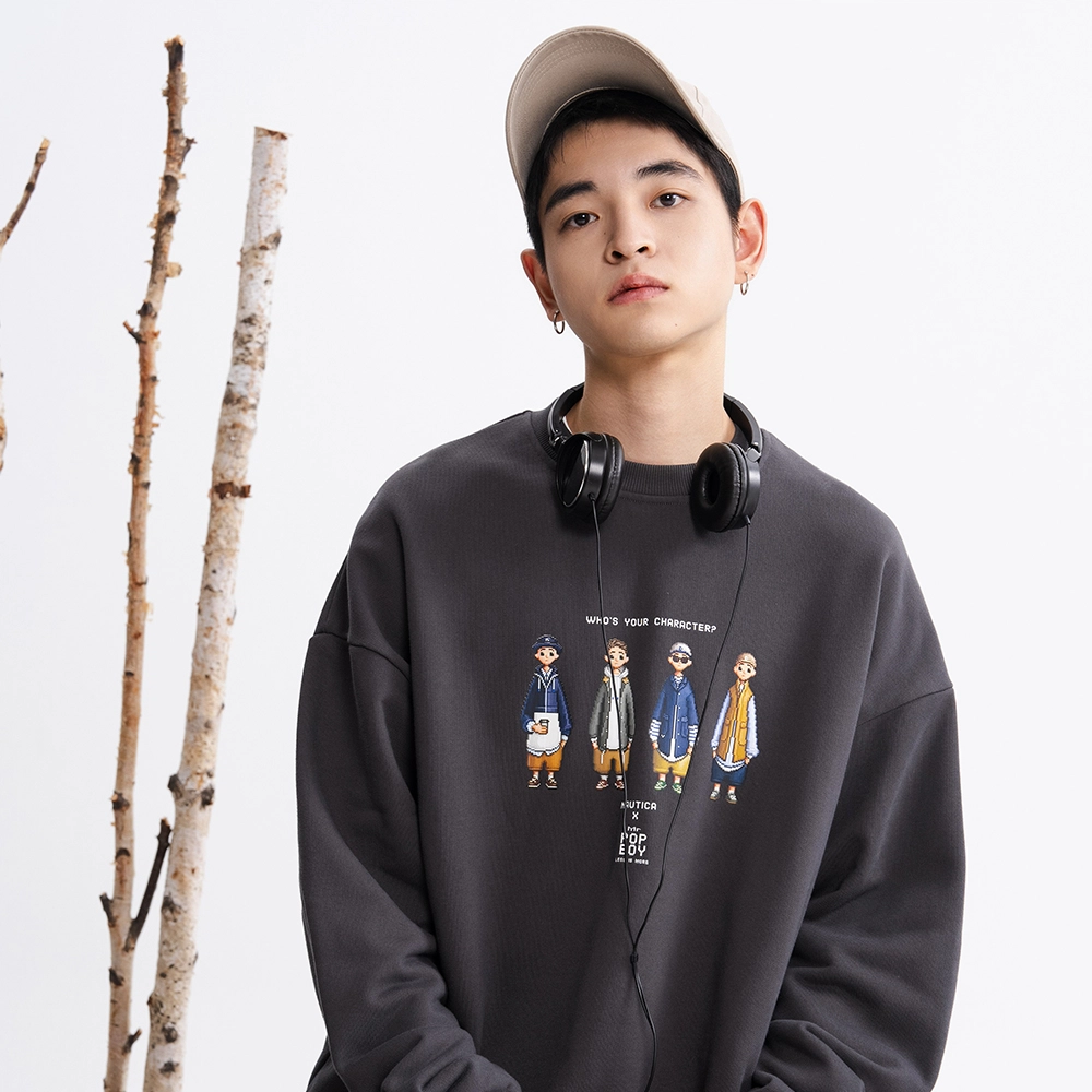 nautica white sail x POPBOY FW23 Logo