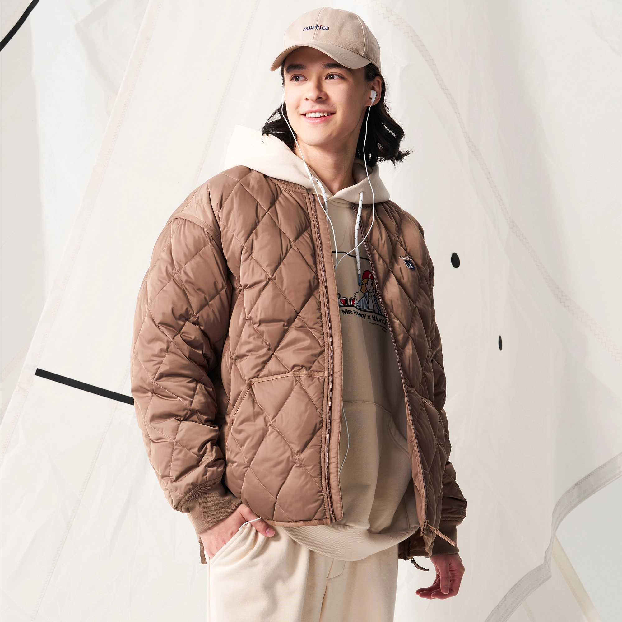 nautica white sail