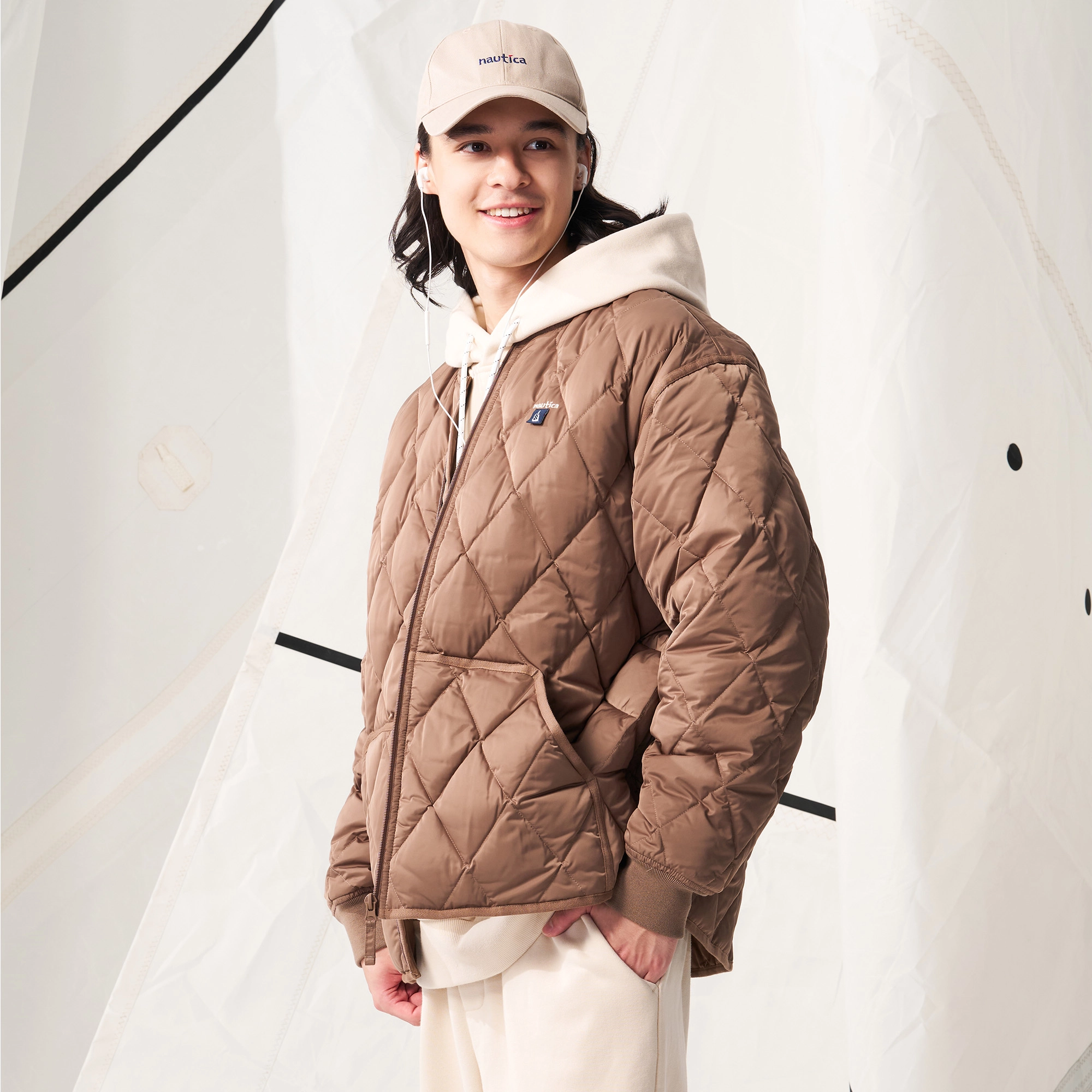 nautica white sail