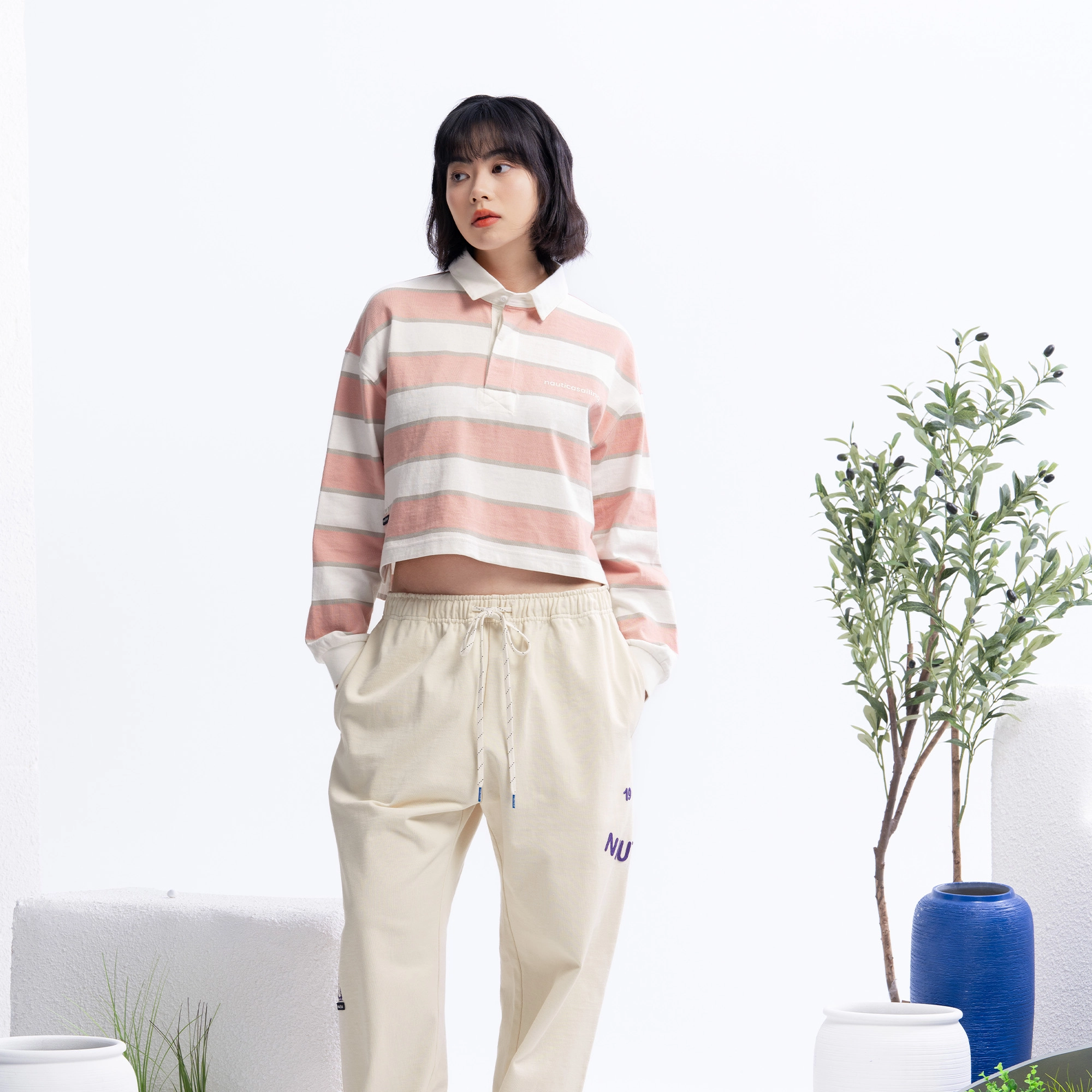 nautica white sail LOGOPolo