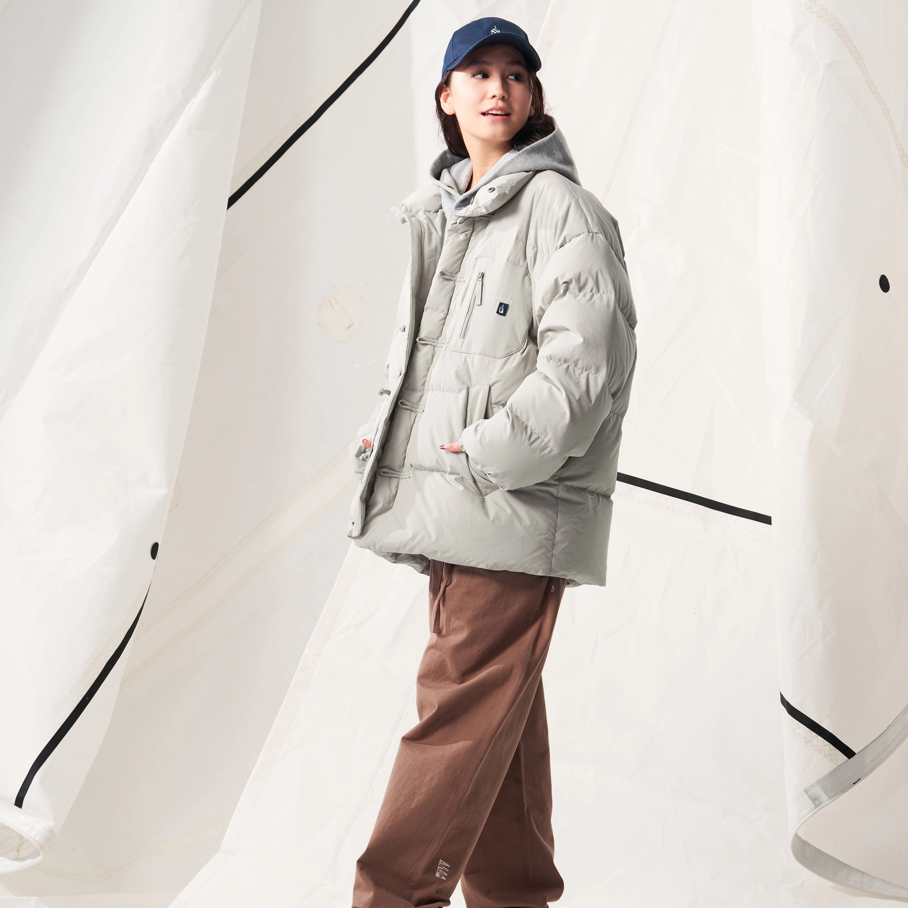 nautica white sail