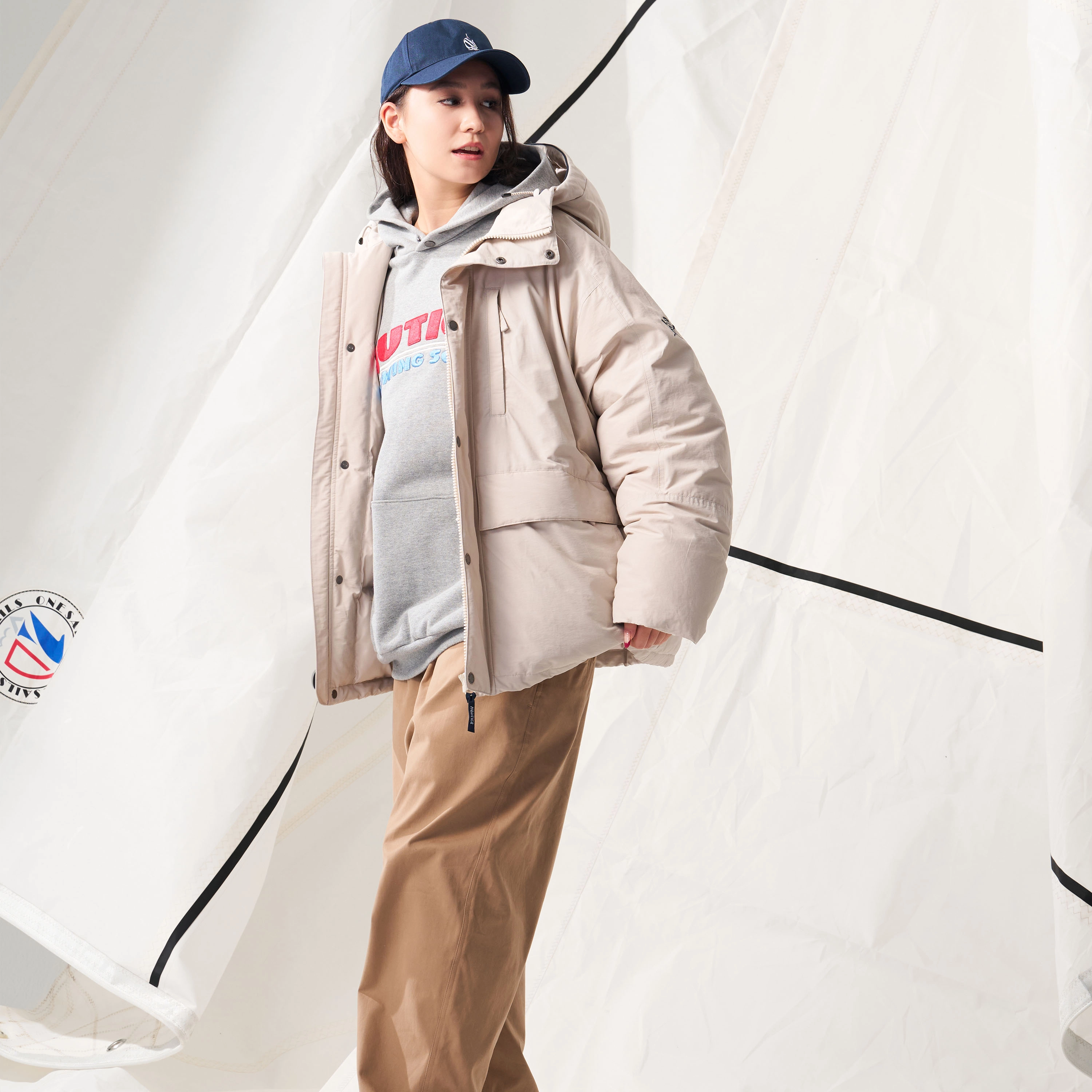 nautica white sail FW24
