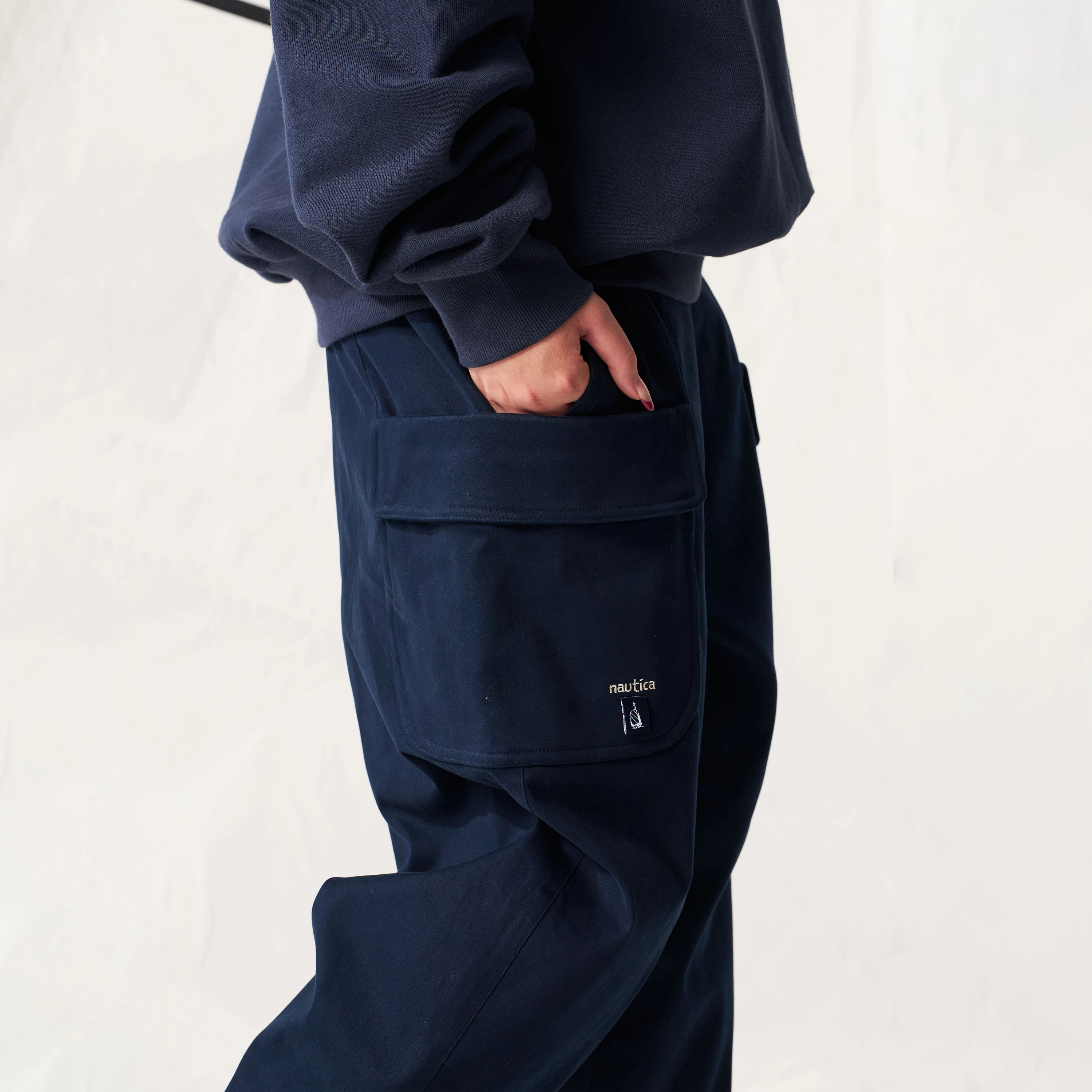 nautica white sail