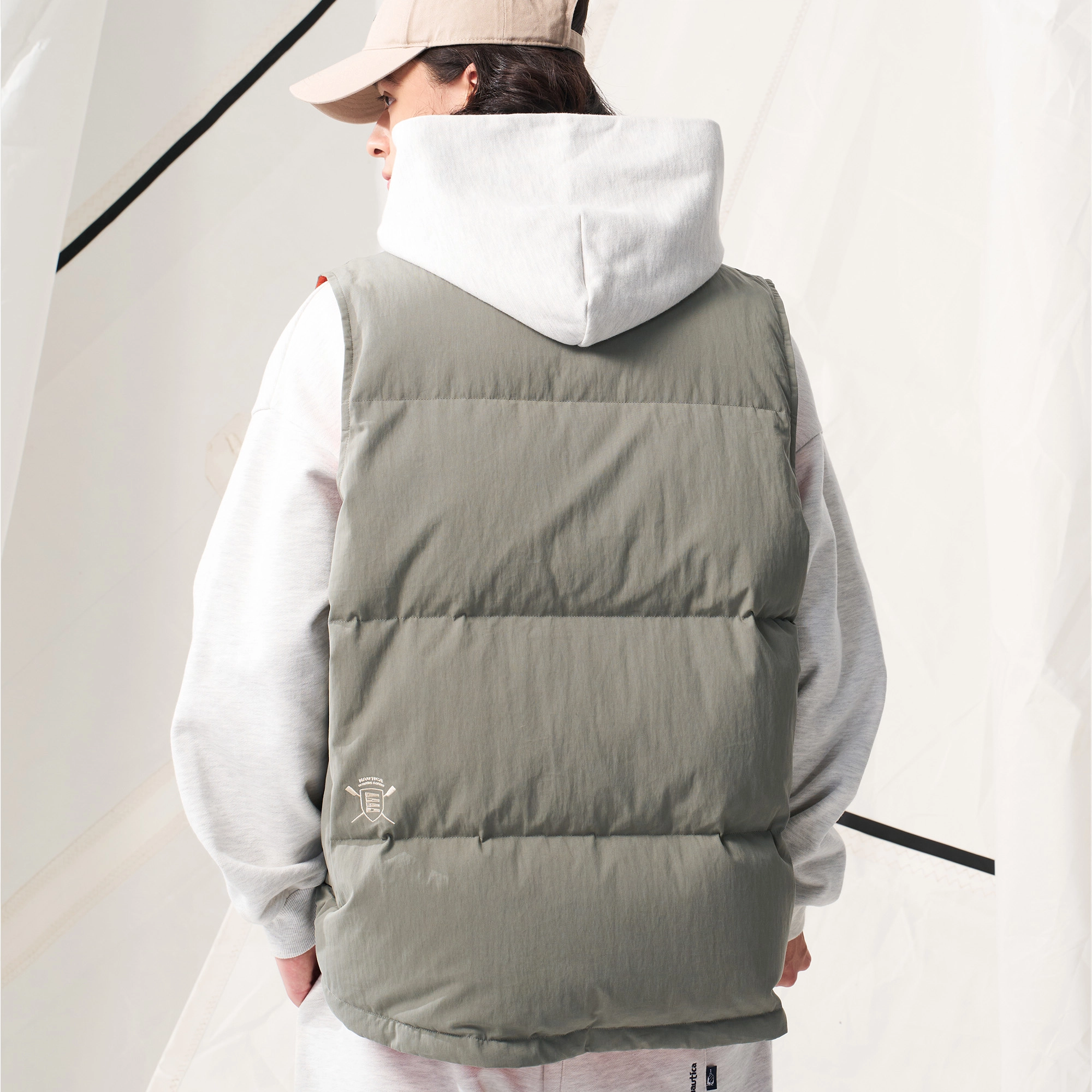 nautica white sail