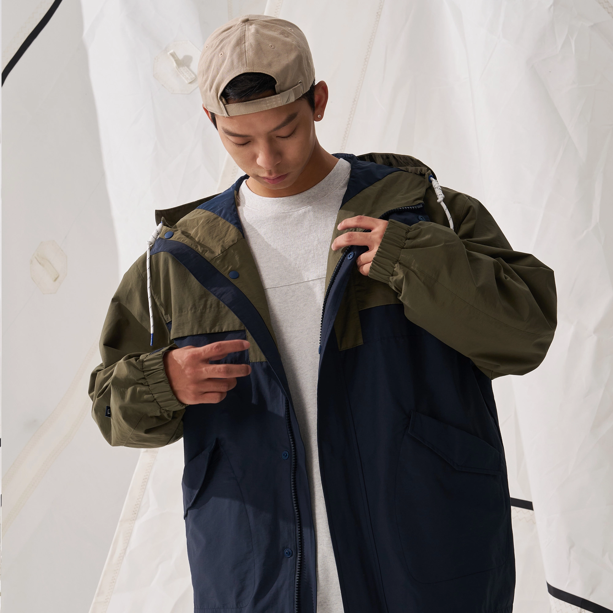 nautica white sail