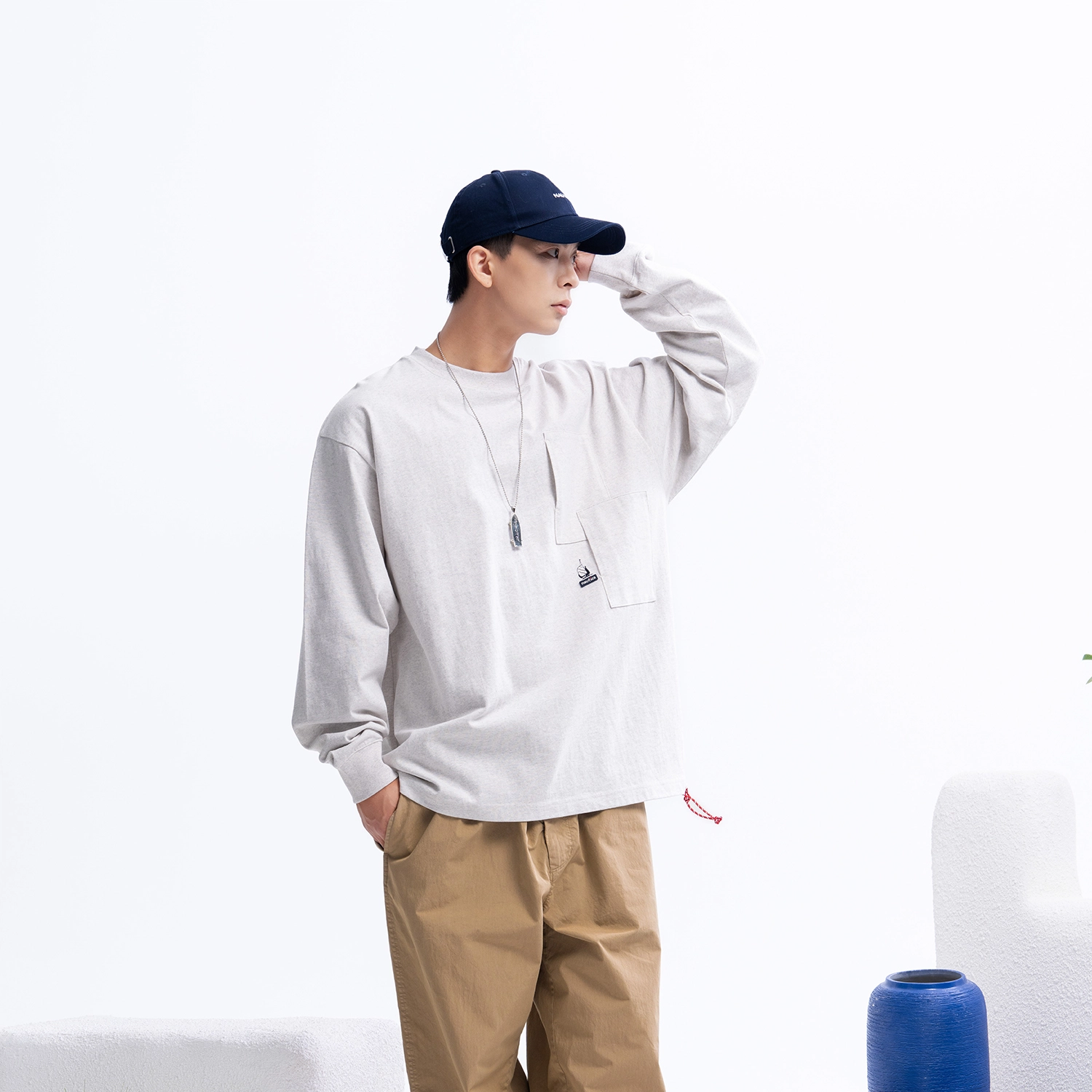 nautica white sail SS24 T