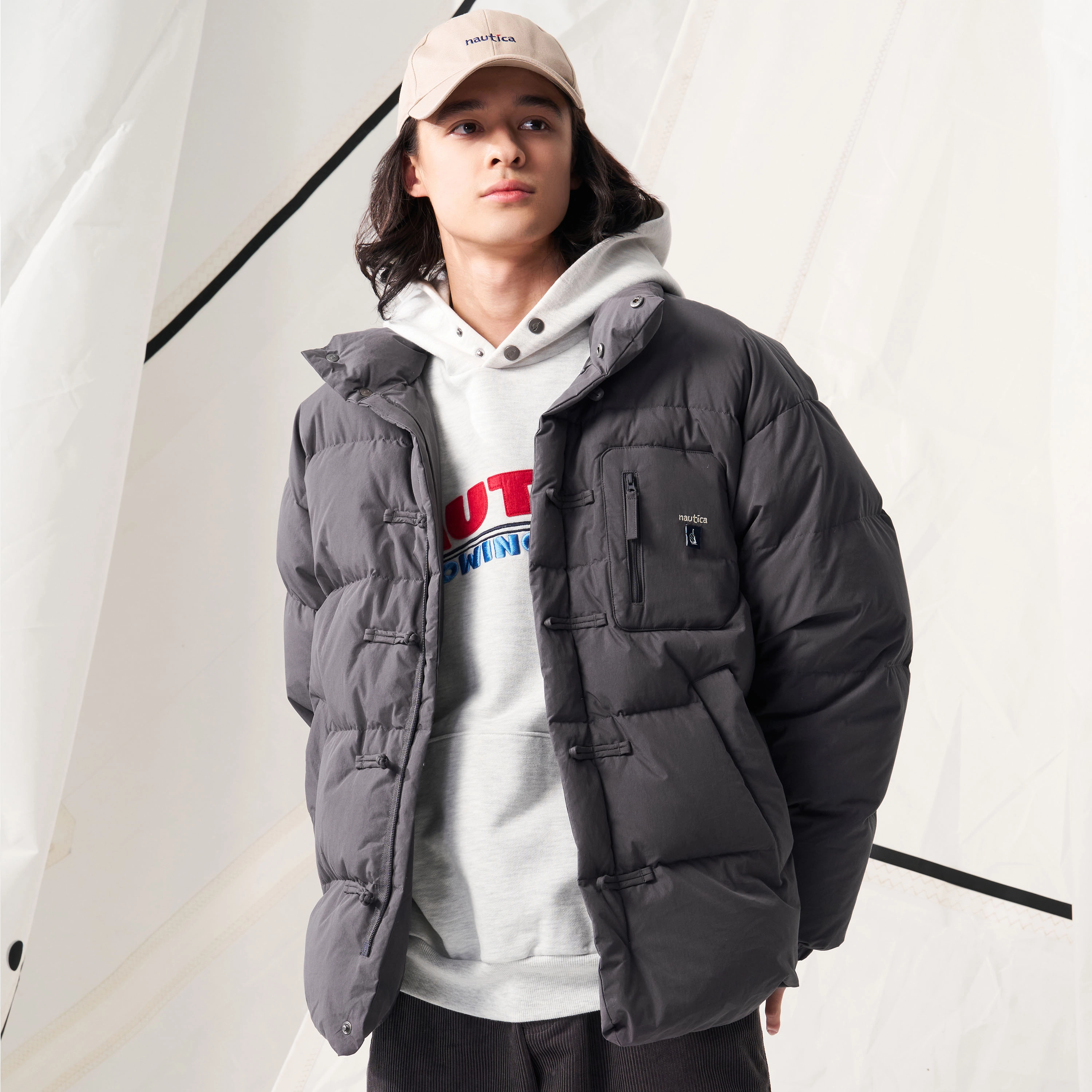 nautica white sail