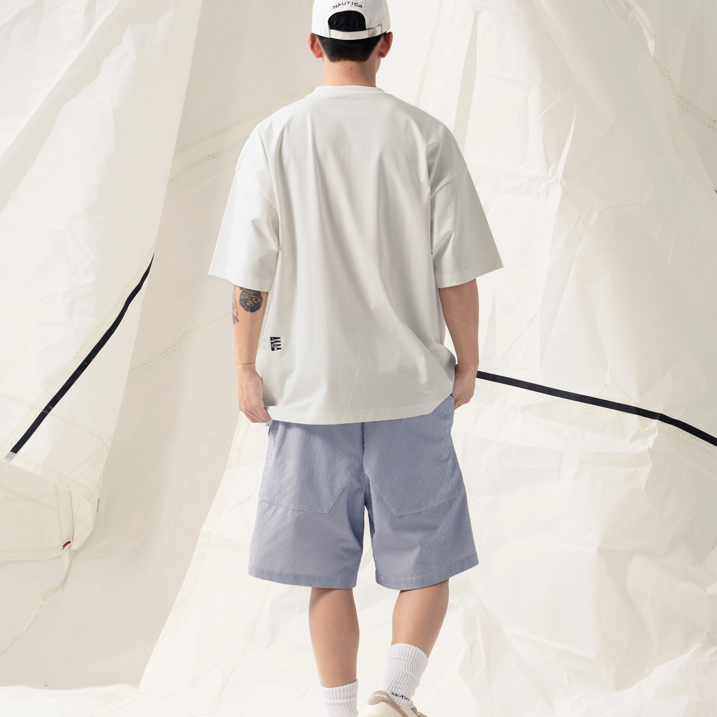 nautica white sail SS24 T