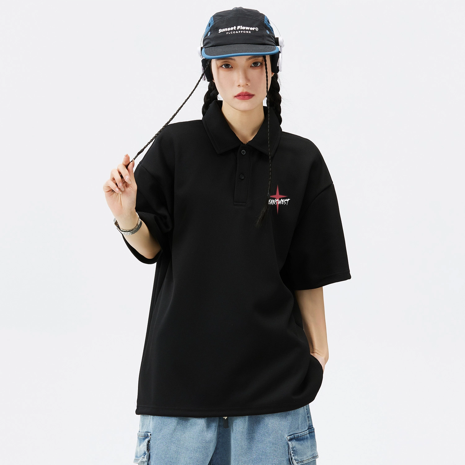 JEANSWEST logoToversizePolo