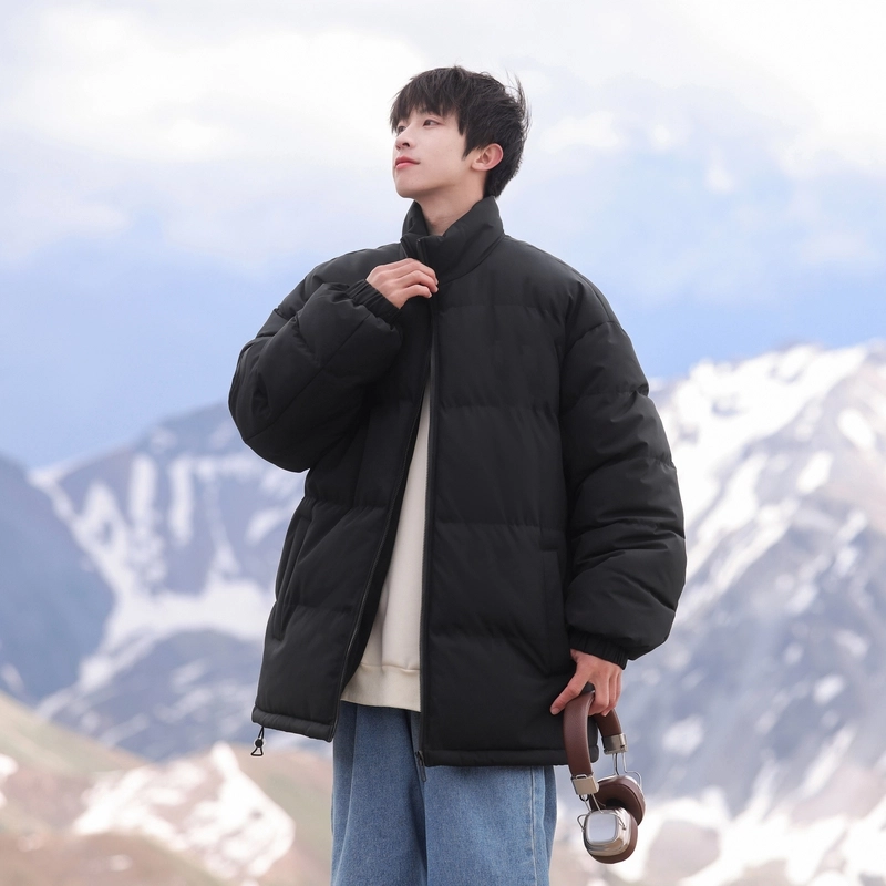 马员外 棉衣潮流保暖外套轻薄棉袄短款面包服冬季棉服 男款