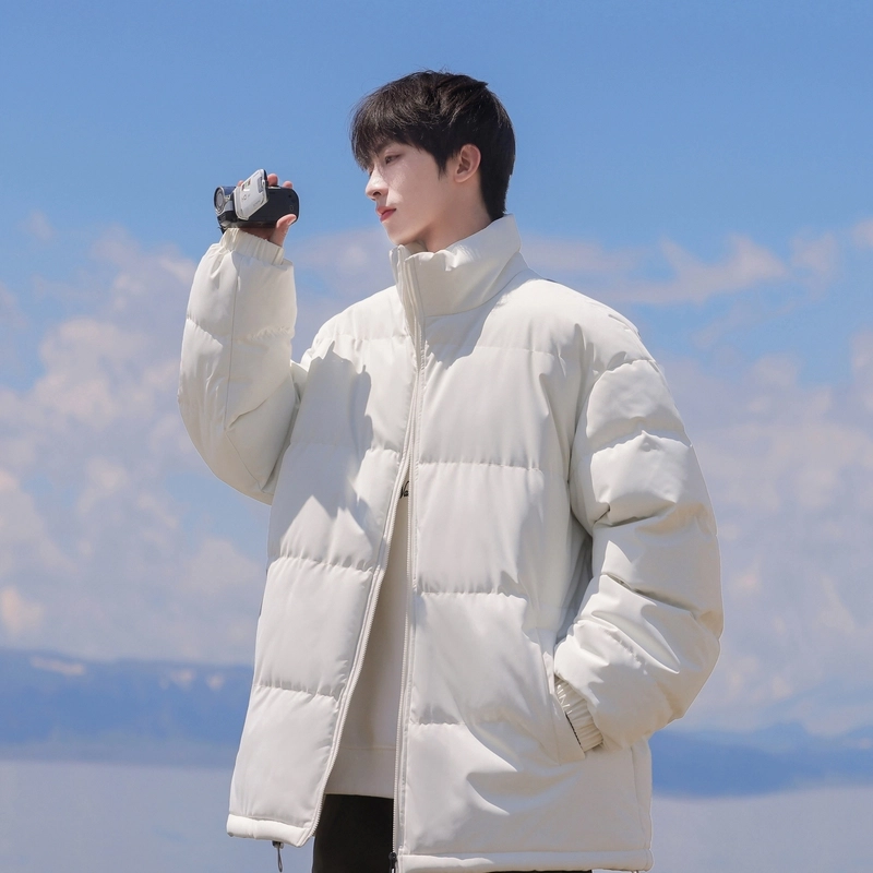 马员外 棉衣潮流保暖外套轻薄棉袄短款面包服冬季棉服 男款