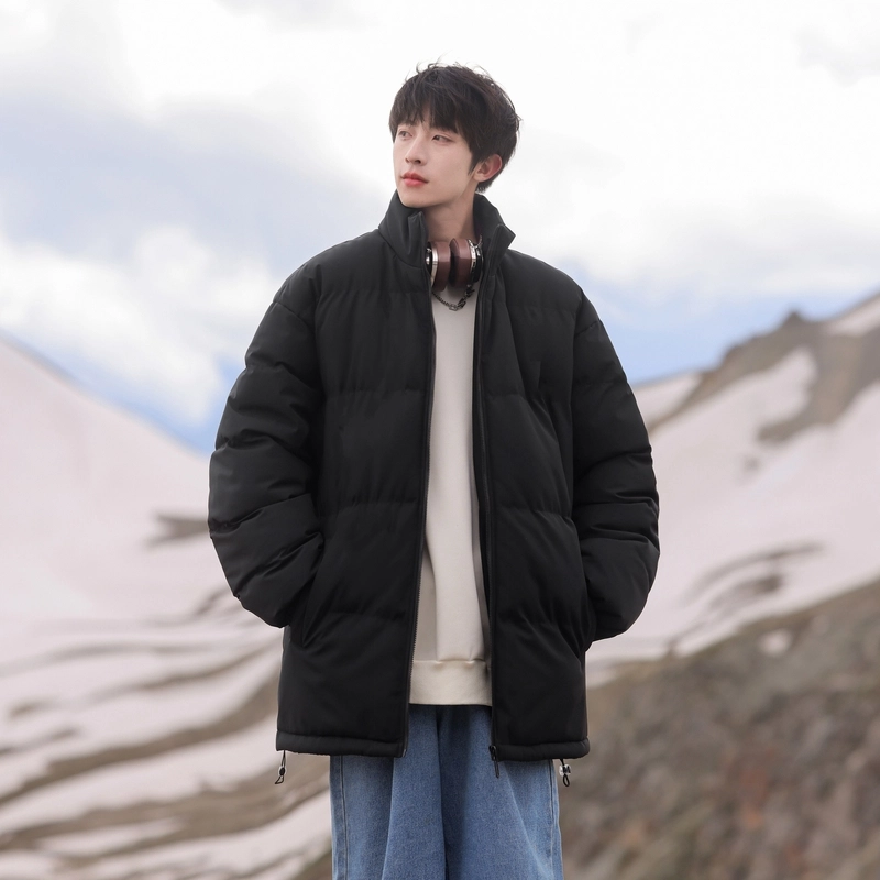 马员外 棉衣潮流保暖外套轻薄棉袄短款面包服冬季棉服 男款