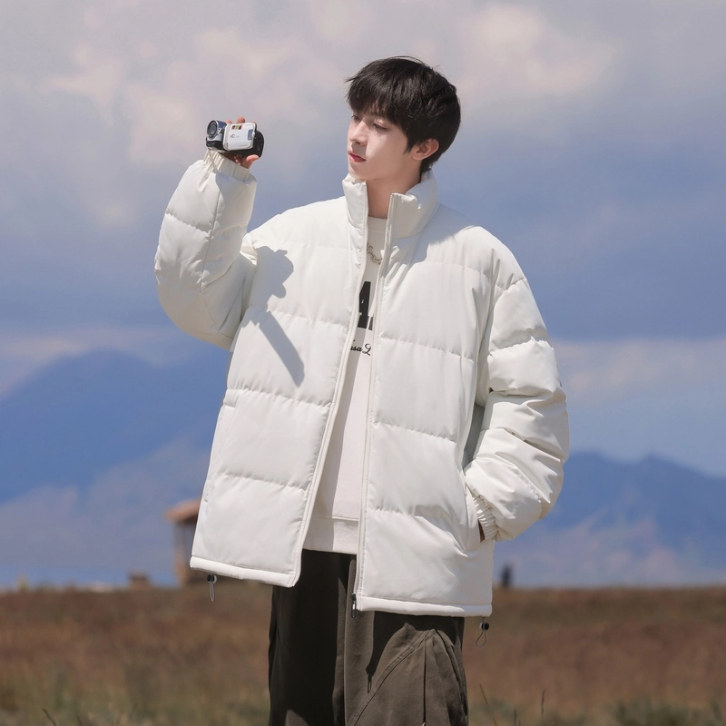 马员外 棉衣潮流保暖外套轻薄棉袄短款面包服冬季棉服 男款