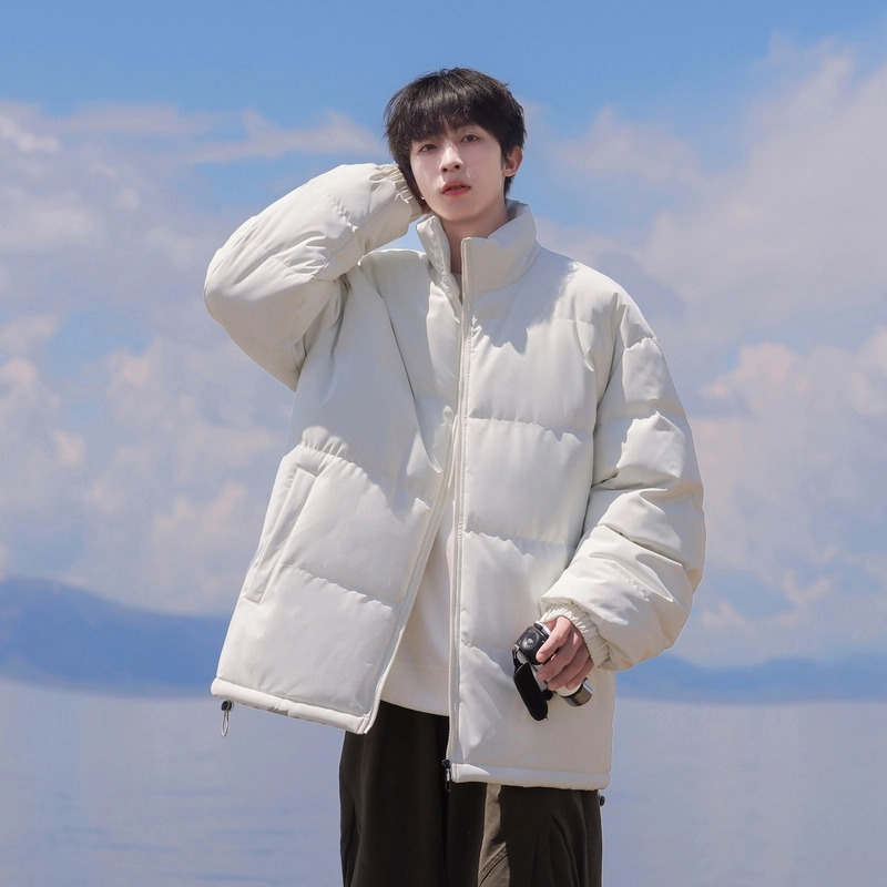马员外 棉衣潮流保暖外套轻薄棉袄短款面包服冬季棉服 男款