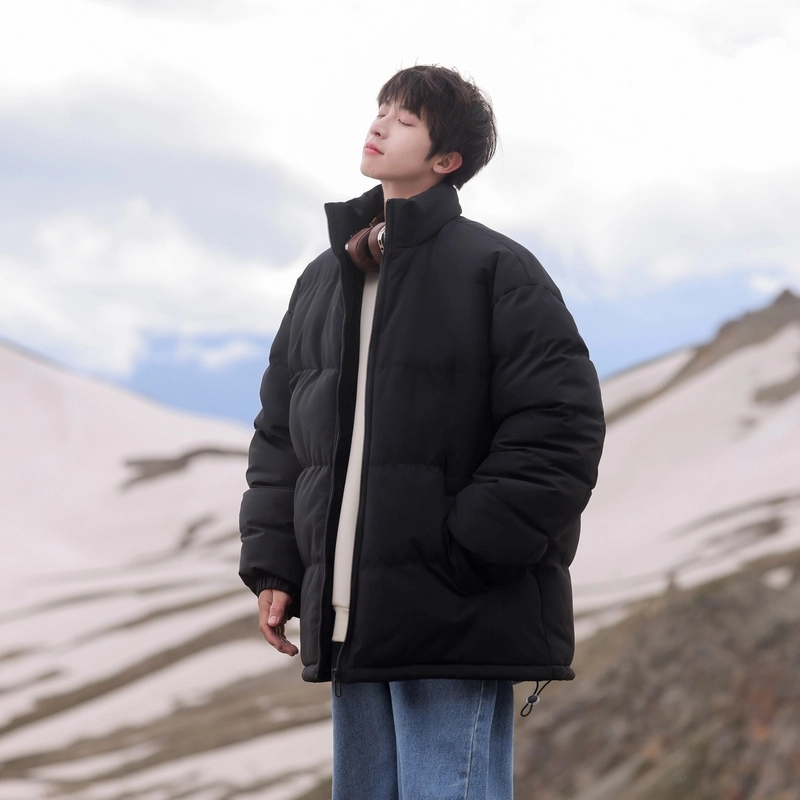 马员外 棉衣潮流保暖外套轻薄棉袄短款面包服冬季棉服 男款