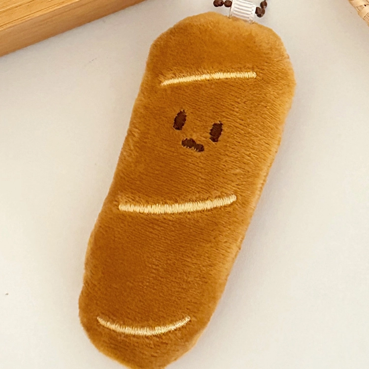 玄唐 创意卡通烘焙面包公仔百搭小玩偶 毛绒 挂件 男女同款情侣款