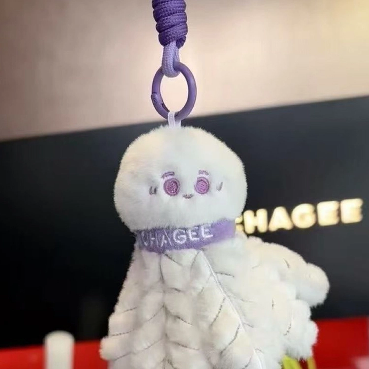 玄唐 毛茸茸胖乎乎可爱羽毛球你的羽球搭子书包球包挂饰 聚酯纤维 挂件 男女同款情侣款