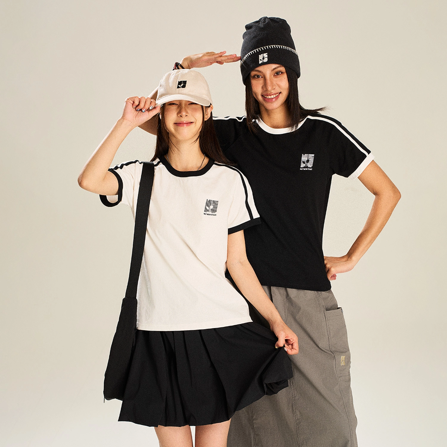 NSTNEW START logo T