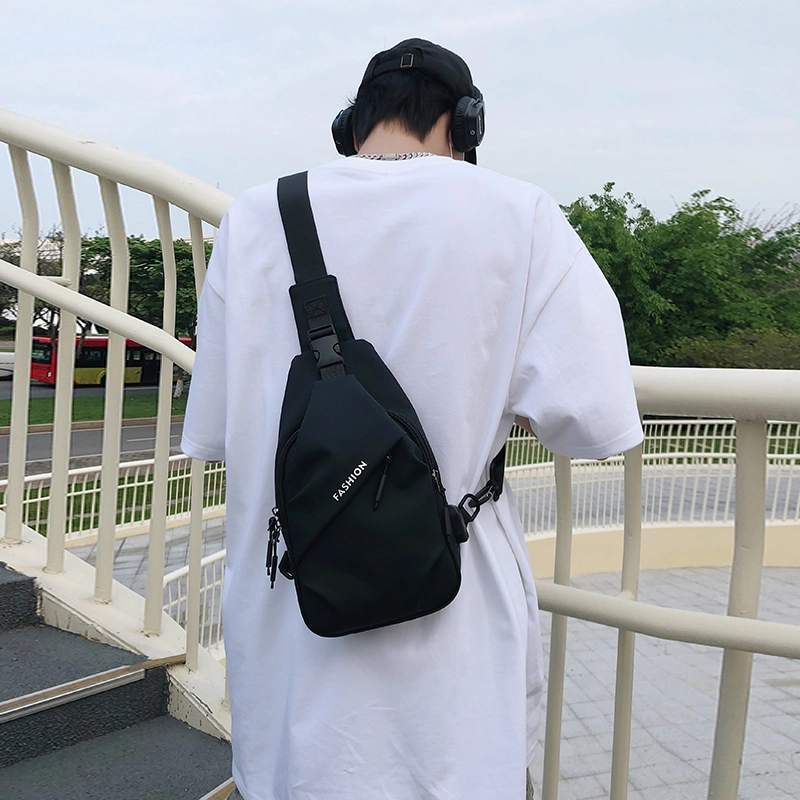 雅鹿 时尚休闲百搭 尼龙 胸包 男款 黑色/迷彩灰色/迷彩蓝色/迷彩黑色/蓝色/黑色