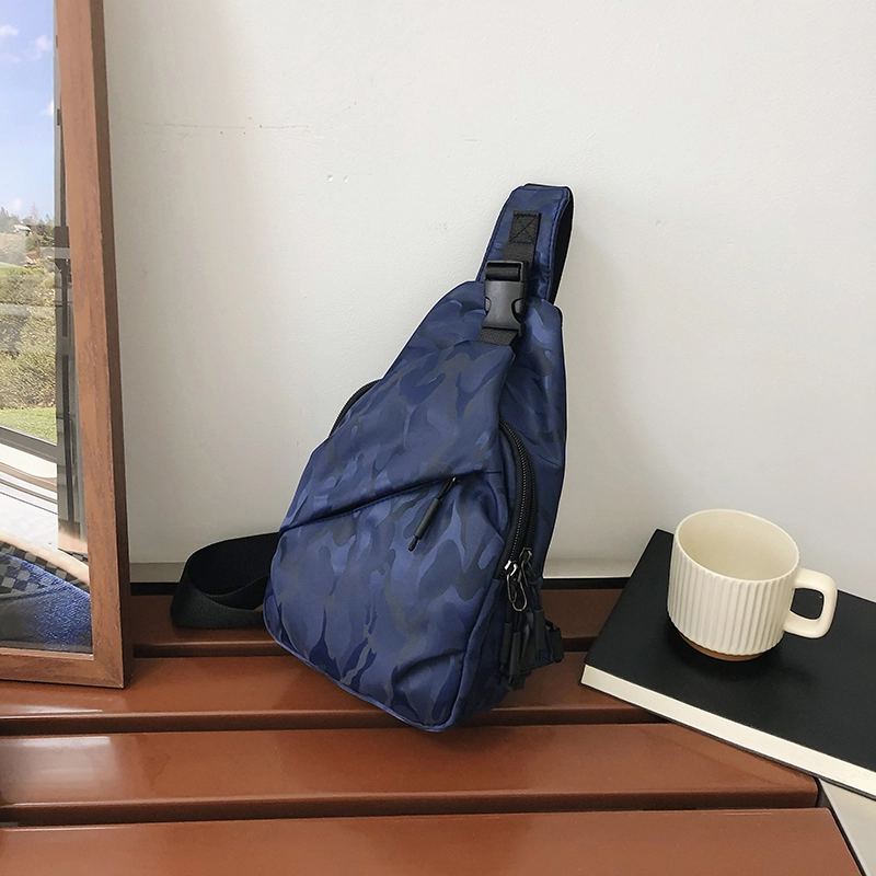 雅鹿 时尚休闲百搭 尼龙 胸包 男款 黑色/迷彩灰色/迷彩蓝色/迷彩黑色/蓝色/黑色