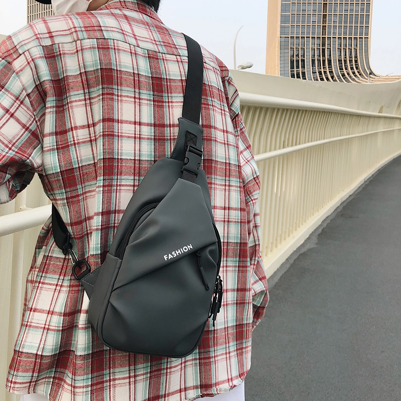 雅鹿 时尚休闲百搭 尼龙 胸包 男款 黑色/迷彩灰色/迷彩蓝色/迷彩黑色/蓝色/黑色