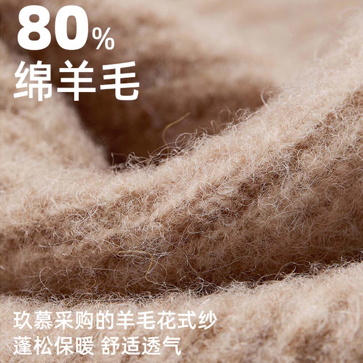 玖慕 韩版加厚保暖包头防寒 棉羊毛 绒线帽 女款