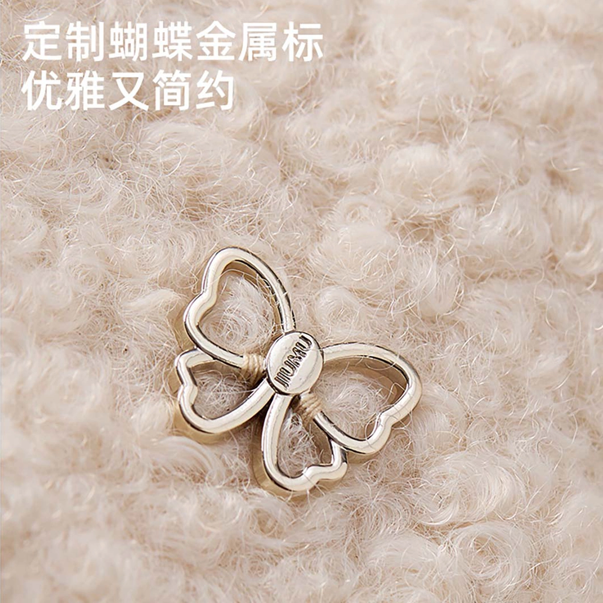 玖慕 秋冬季加绒冬天开车骑车骑行防寒触屏 聚酯纤维 保暖手套 女款