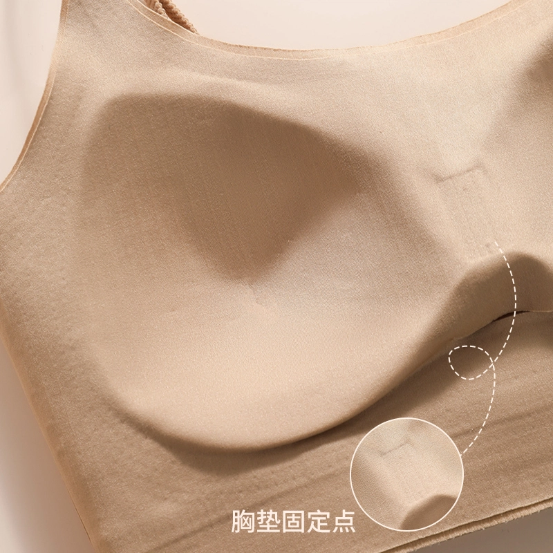 草本初色 性感无痕提拉圆润聚拢裸感防下垂半固定杯上托收副乳文胸 女款