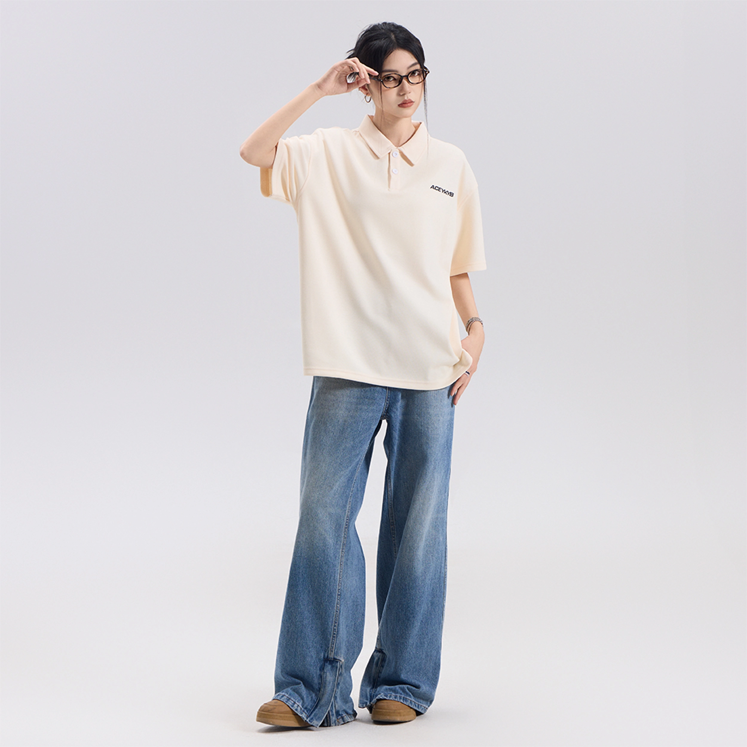 YKYB CleanfitLOGOPolo